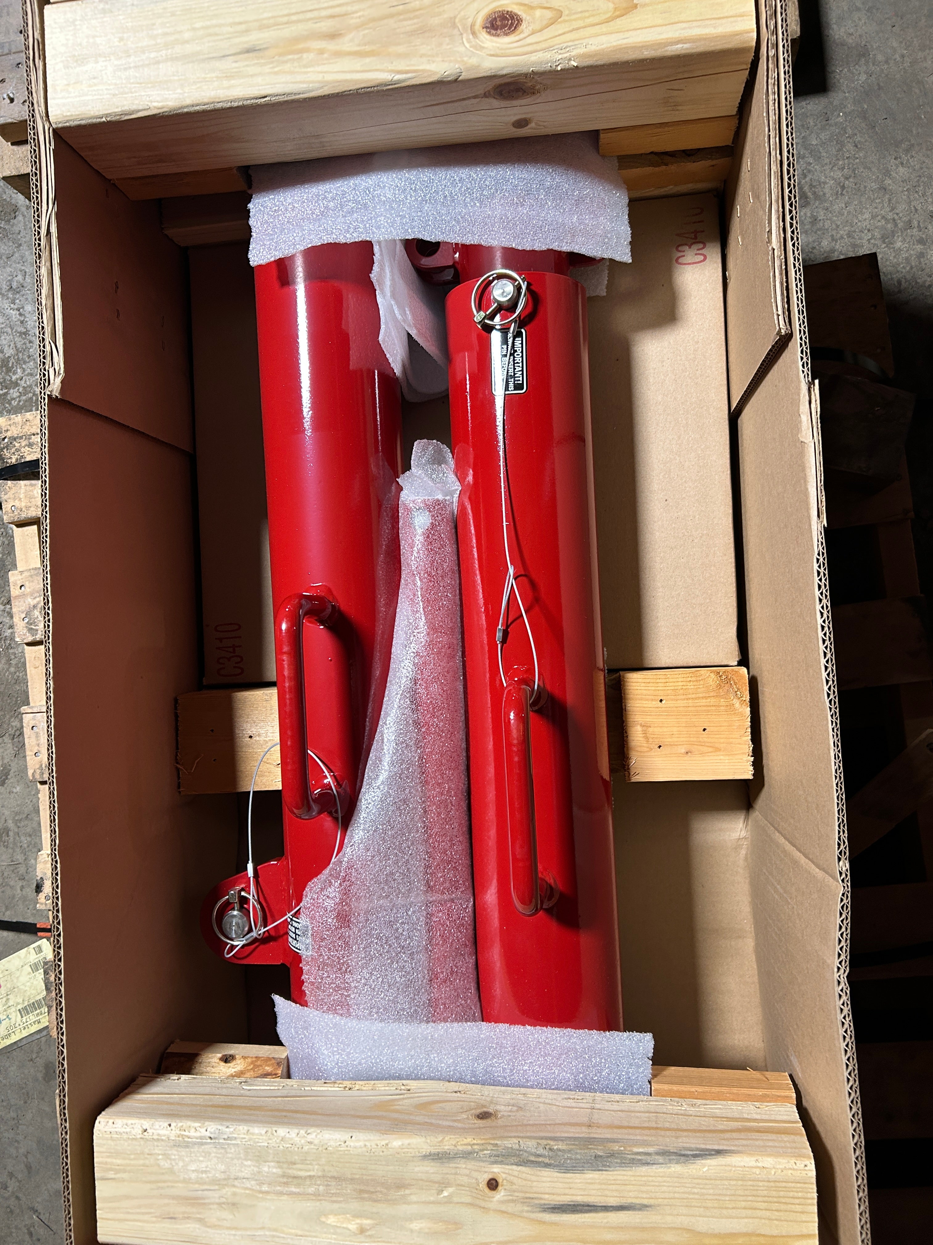 Thern 5124 Portable Davit Crane Boom Fusibond Sub Assembly Red