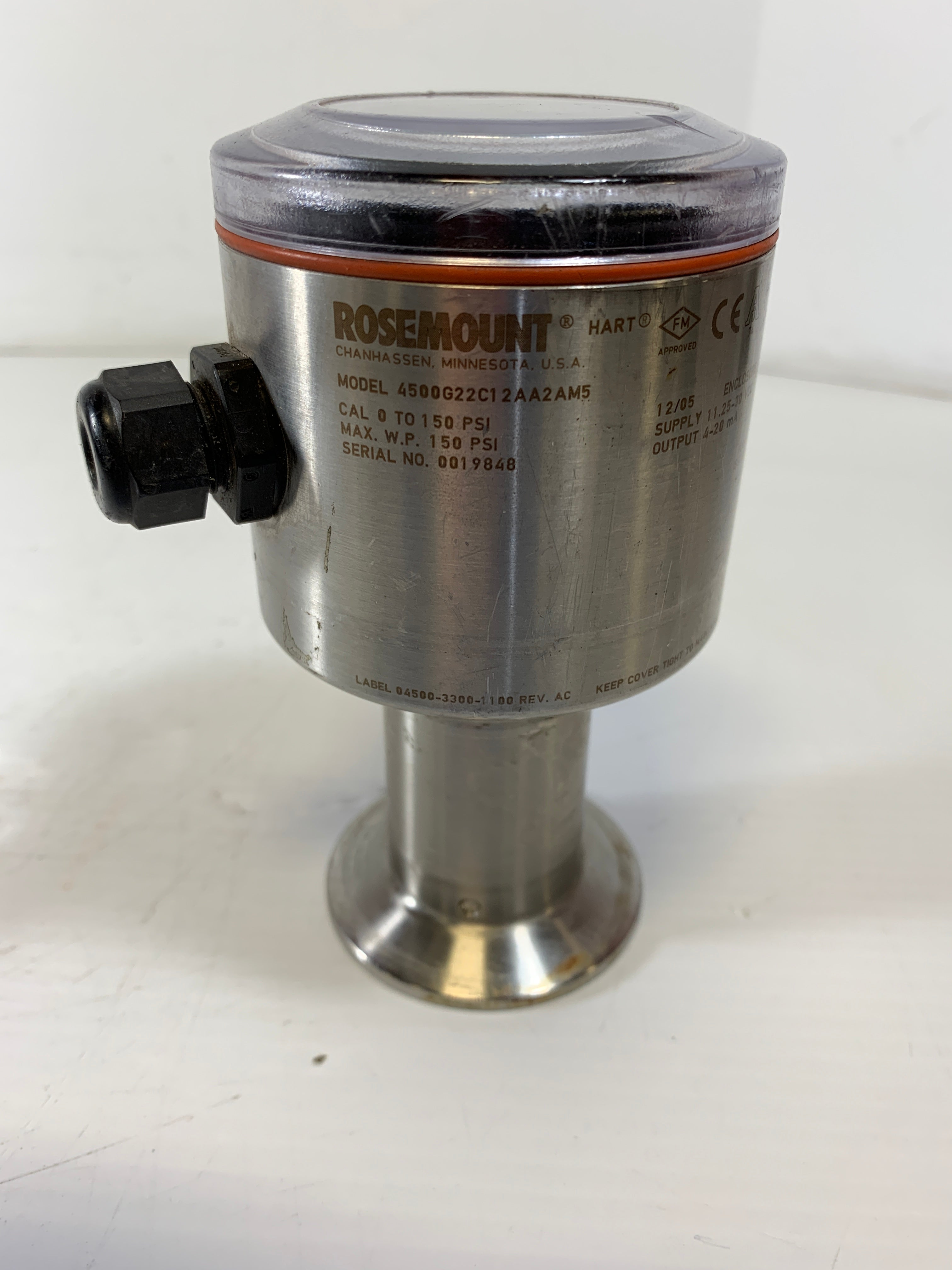 Rosemount 4500G22C12AA2AM5 Pressure Transmitter