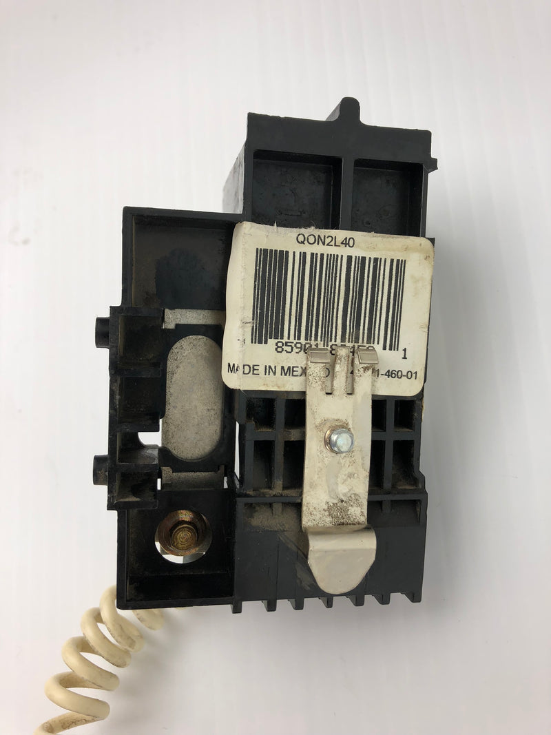 Square D Circuit Breaker with Mounting Base QON2L40 Type QO AD-862