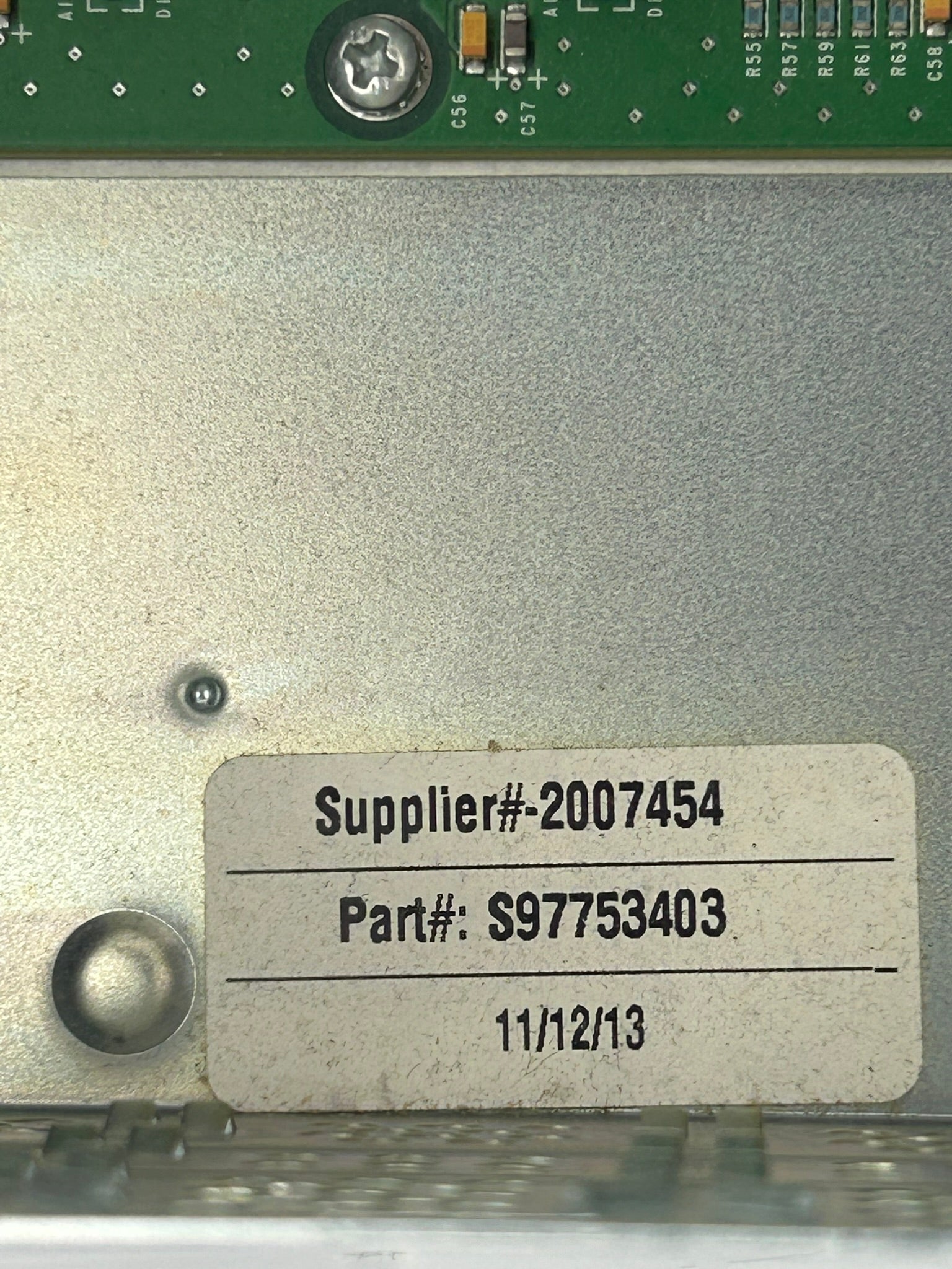 Allen Bradley 1756-A10 ControlLogix 10 Slot Chassis PLC Rack Series B PARTS ONLY