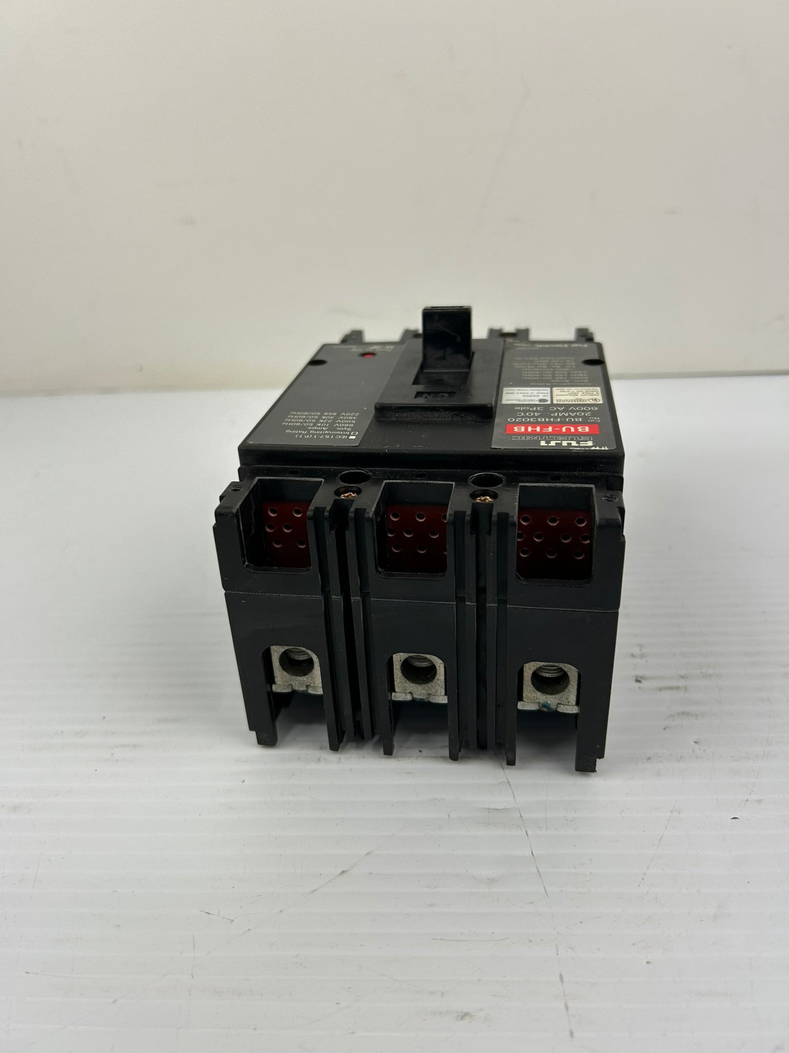 Fuji Electric BU-FHB3020 Circuit Breaker 20 Amp 600VAC 3 Pole