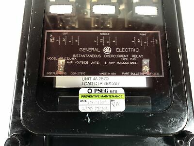 General Electric 12PJC32J45A Instantaneous Overcurrent Relay