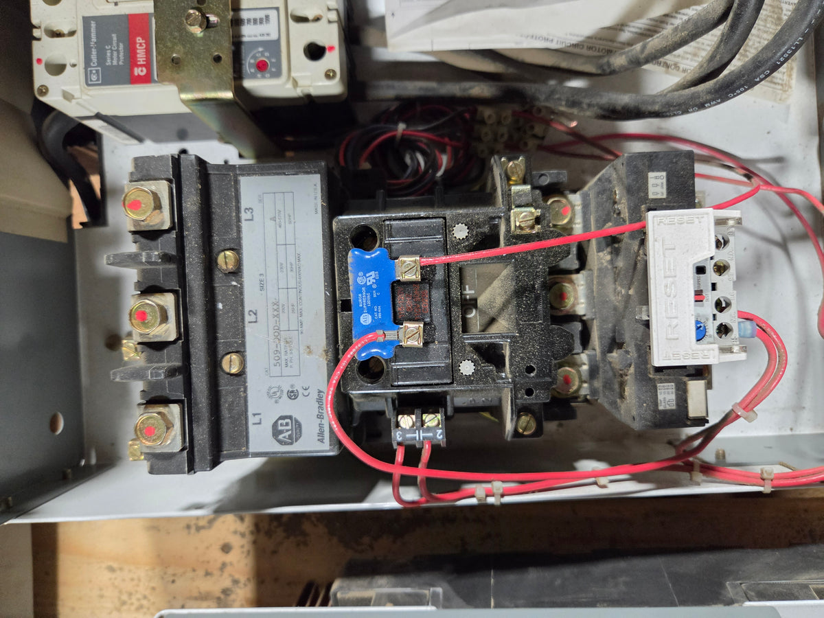 Allen-Bradley MCC Bucket 2113B 30HP 3PH 480V Size 3 FVNR 100A Breaker - No Door