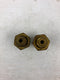 CGA-300 Regulator Inlet Nut and Nipple Fitting - Lot of 2