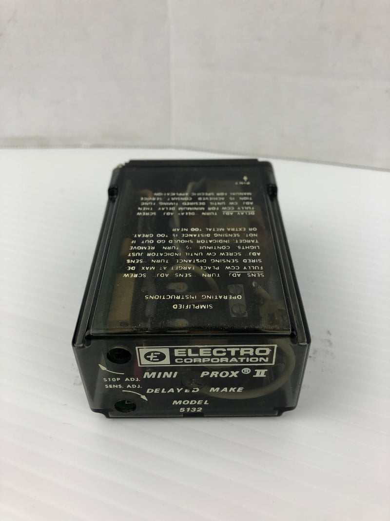 Electro 5132 Mini Prox Delayed Make Relay 115VAC 10A 5W 50/60Hz