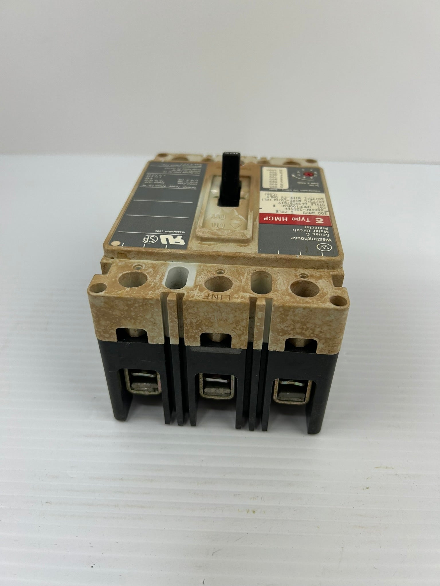 Westinghouse HMCP100R3CB Circuit Breaker Motor Protector 100A 3P 600VAC Series C