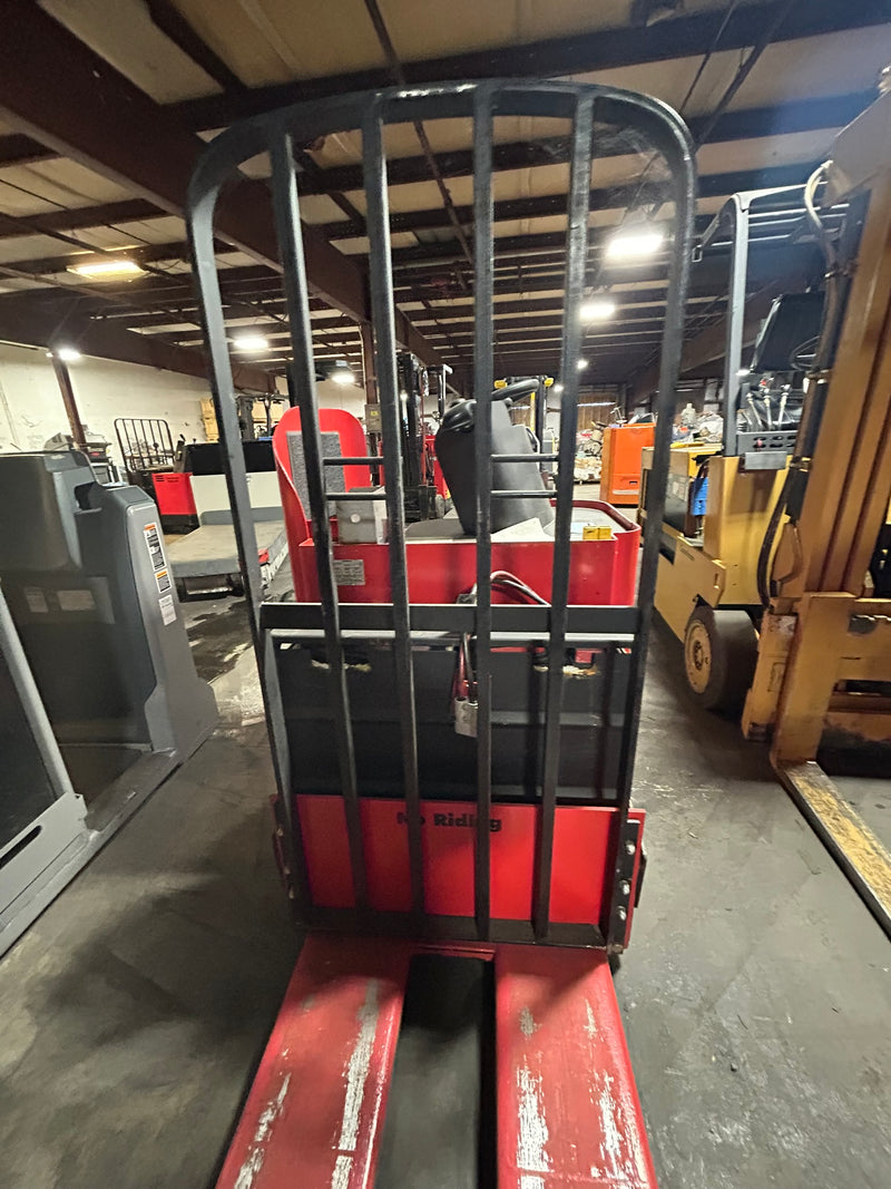 Raymond 19-F80L Electric Pallet Jack Stand-Up Rider Long Forks 8000 Lb. 24V