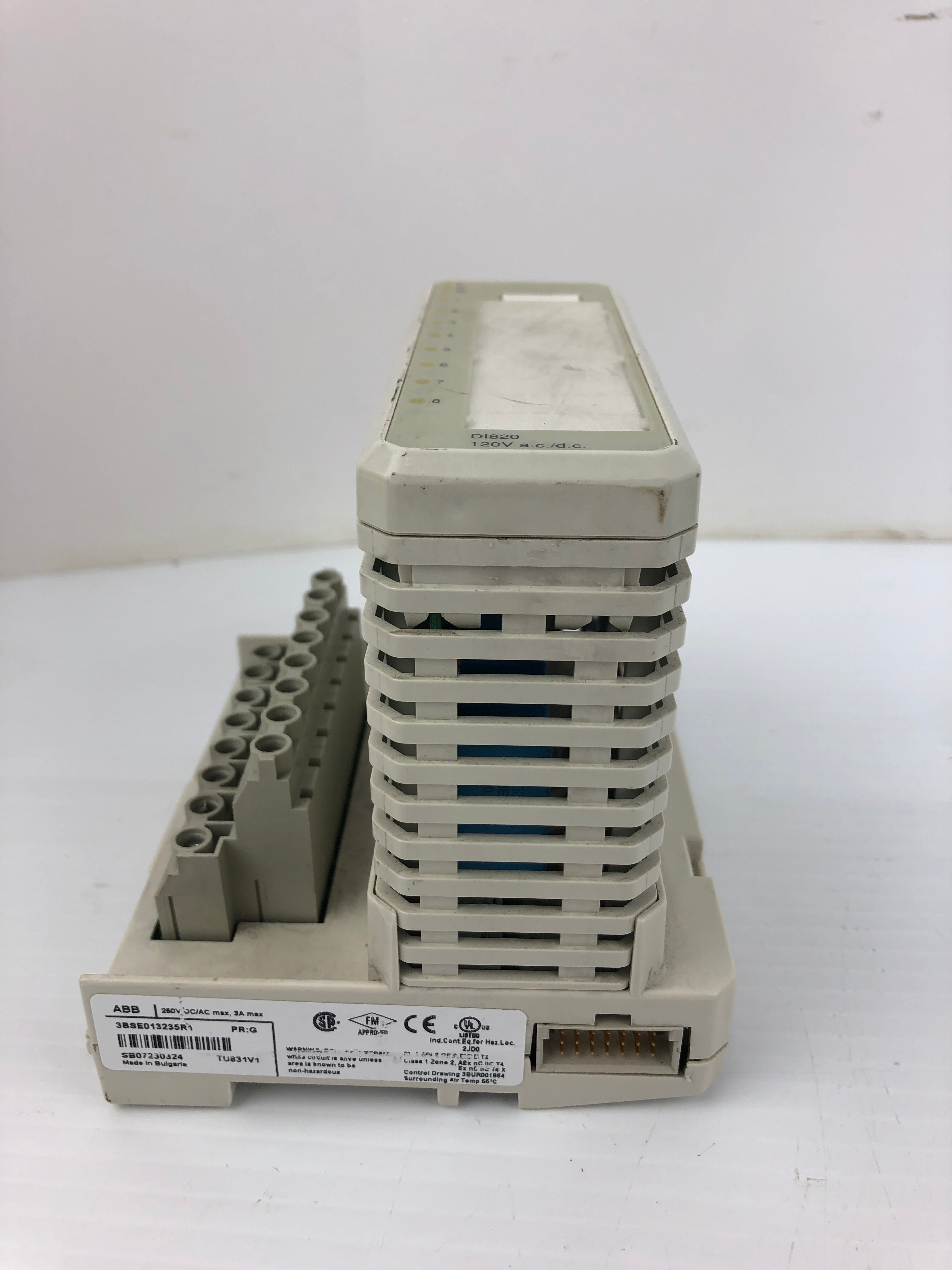 ABB 3BSE013235R1 Digital Input Relay Module Assembly PR: G 3BSE008512R1 PR: E