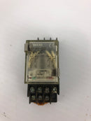 OMRON MY4N-D2 Relay 24 VDC with Base 0516YF