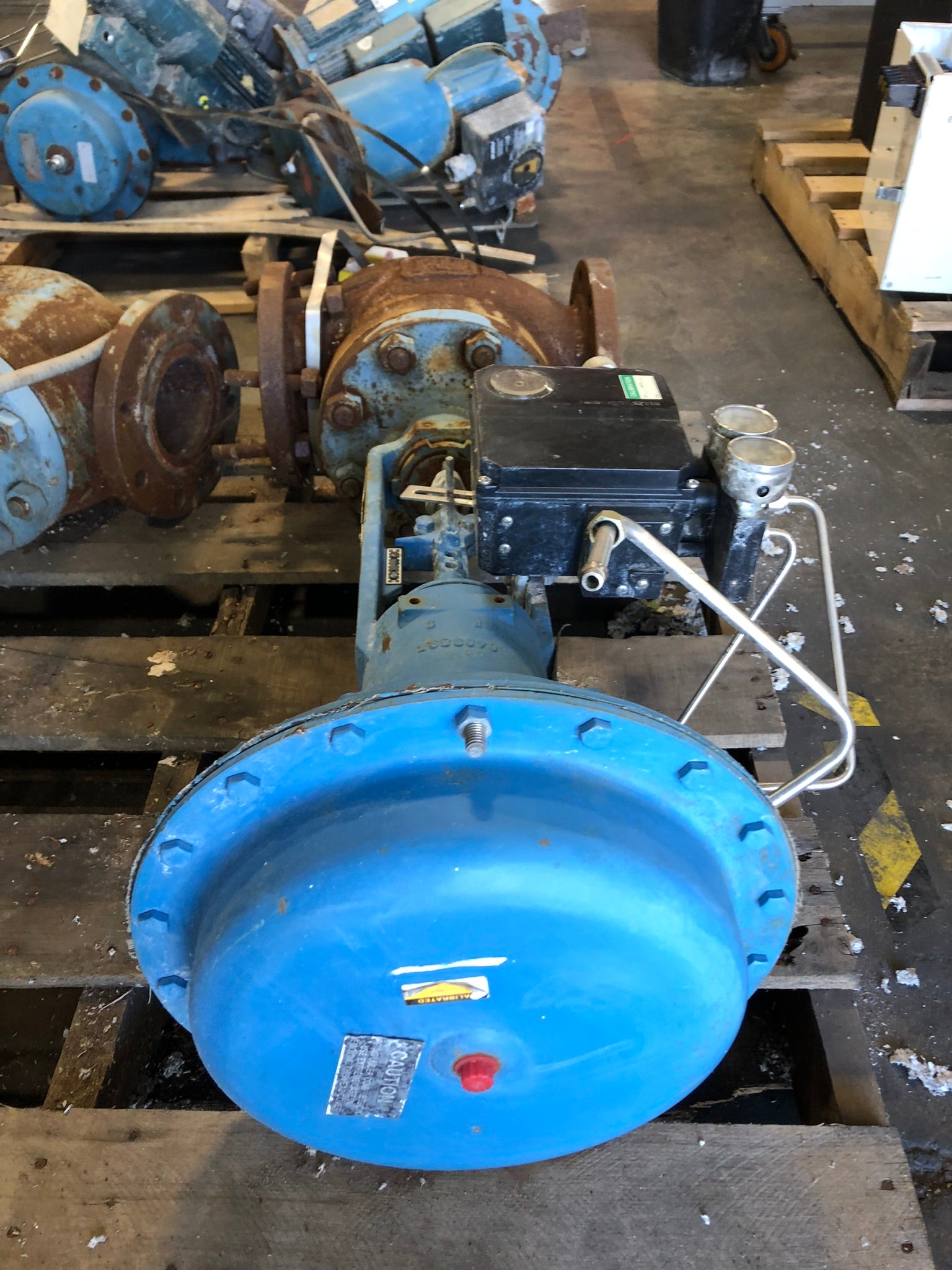 Neles Jamesbury C110N0C32CC8P #4 Butterfly Valve Pneumatic Actuator