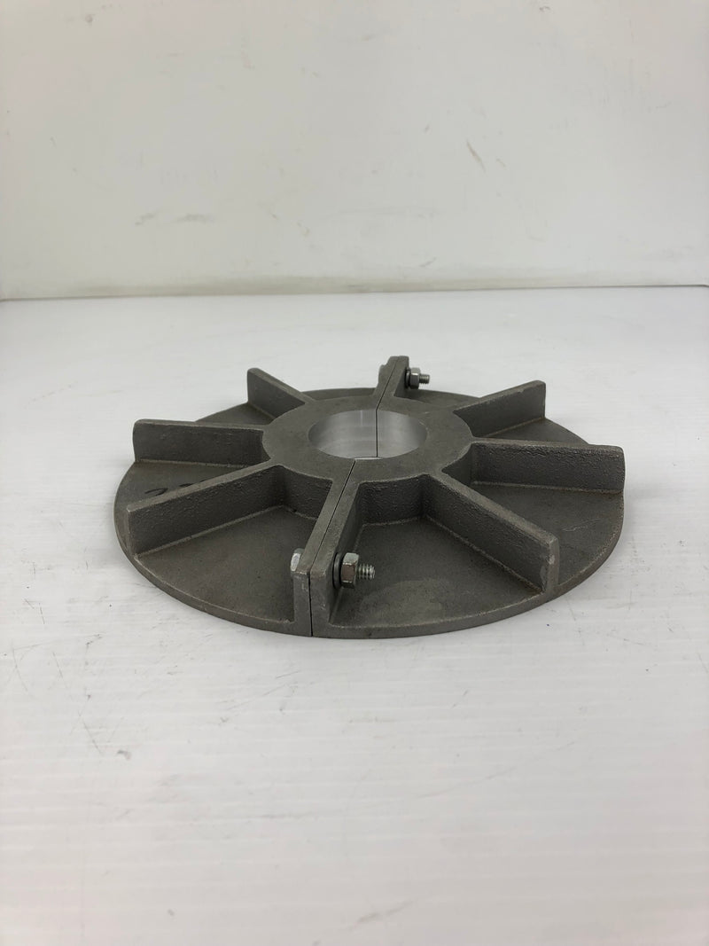 Aluminum Heat Slinger Cooling Fan 8 Spline 9" OD 2" ID