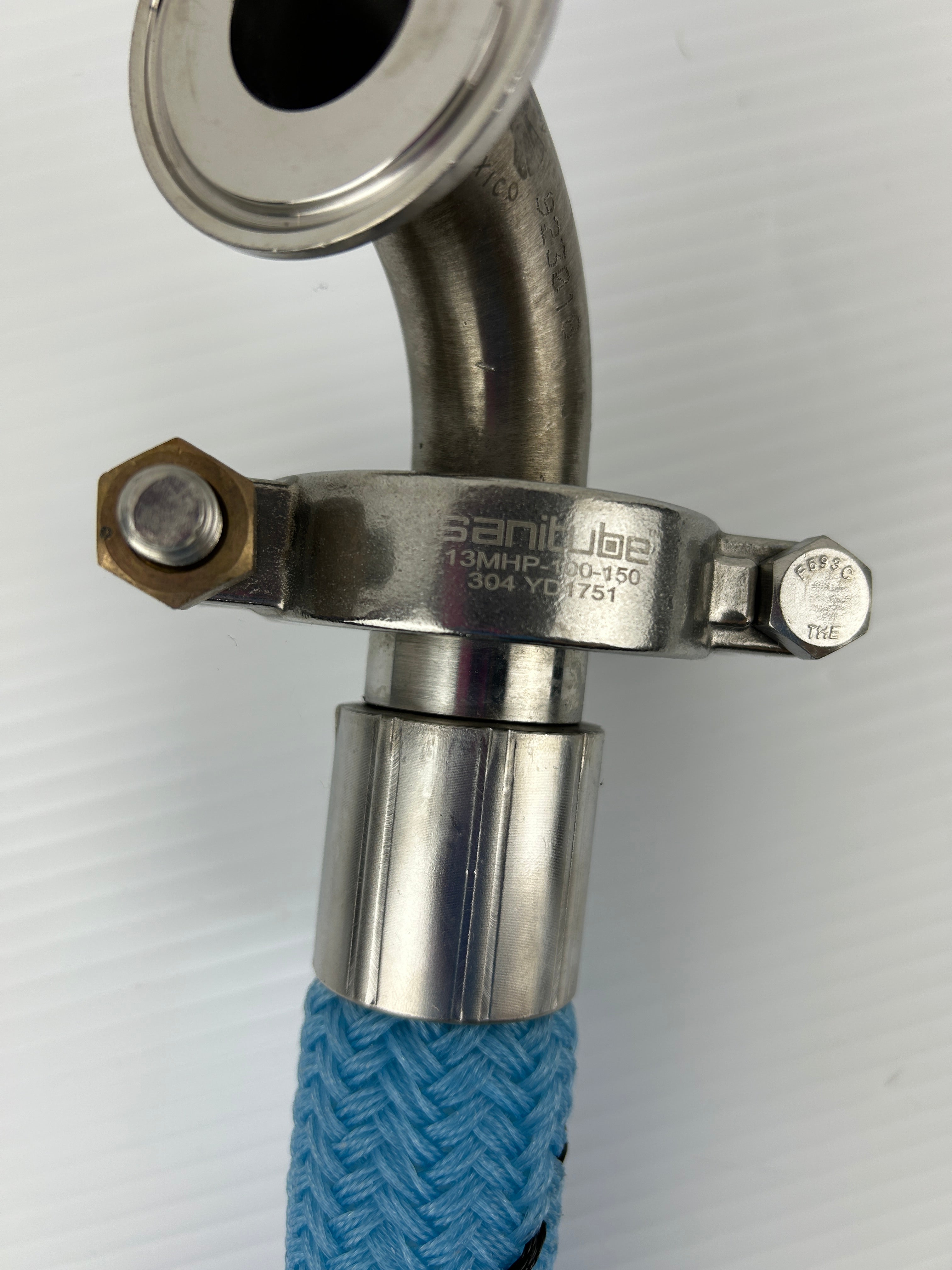 Flexible Hose Assembly Banjo 150D Cam Lever Coupling Sanitube 13MHP100150