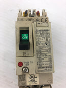 Mitsubishi NF50-SVFU215 Circuit Breaker 15A NF50-SVFU