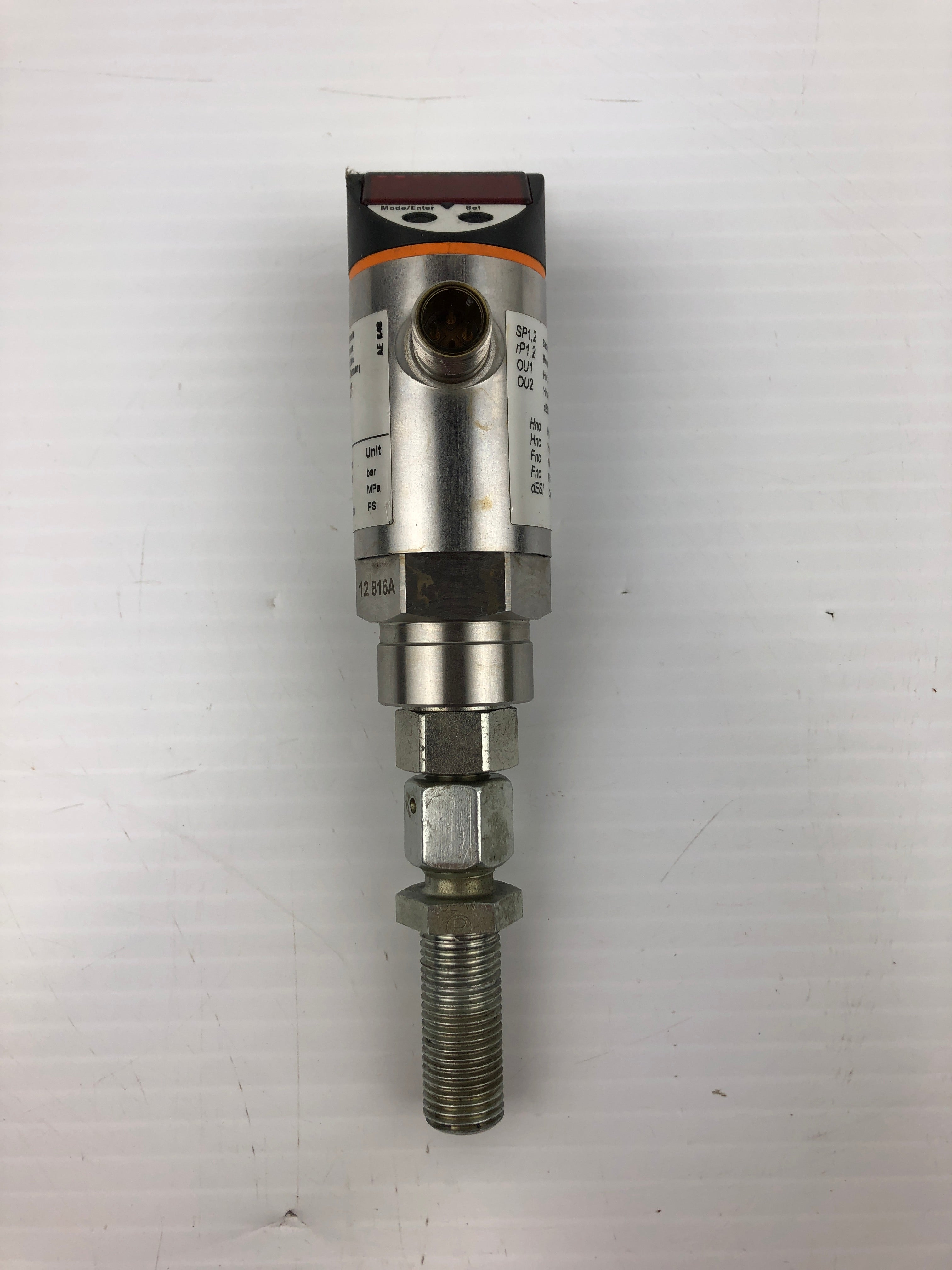 IFM PN7001 Electronic Pressure Sensor 5800 PSI