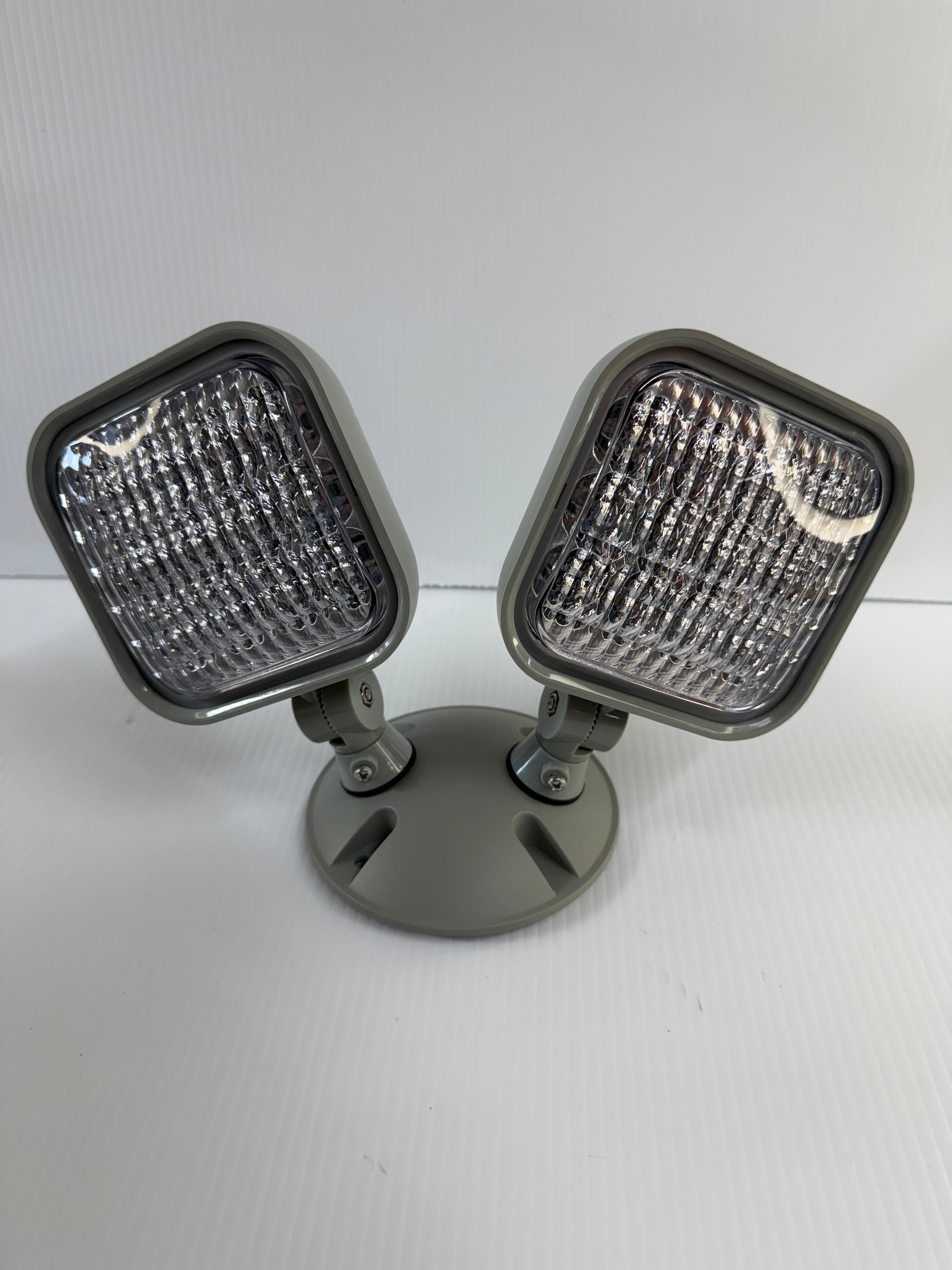 Lithonia Lighting Remote with Twin Adjustable LED Lamp Head ERE GY T WP M12