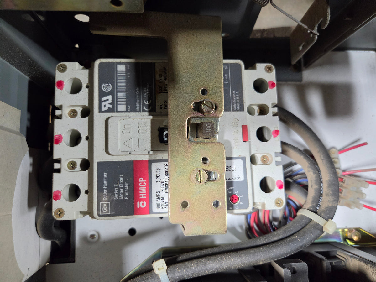 Allen-Bradley MCC Bucket 2113B Size 3 100A Breaker 30HP 3PH 480V 60Hz - No Door