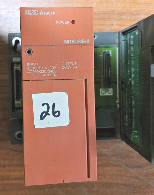 Mitsubishi Melsec Power Supply A1S61P with Output Unit A1SY41