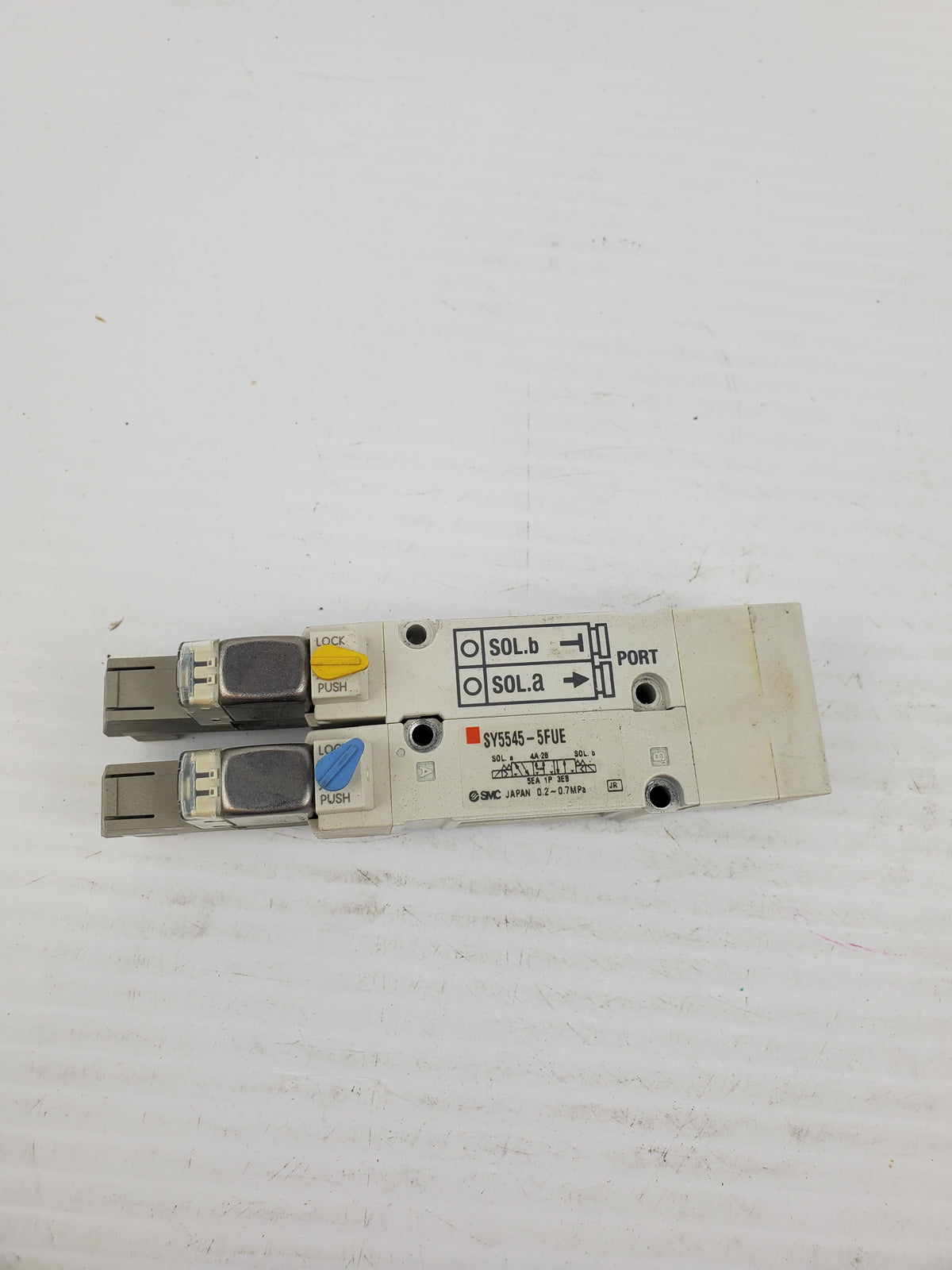 SMC SY5545-5FUE Solenoid Valve 0.2-0.7MPa SY54455FUE