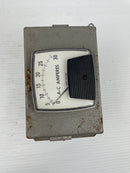 AC Amperes 0-30 Panel Meter with Electrical Box