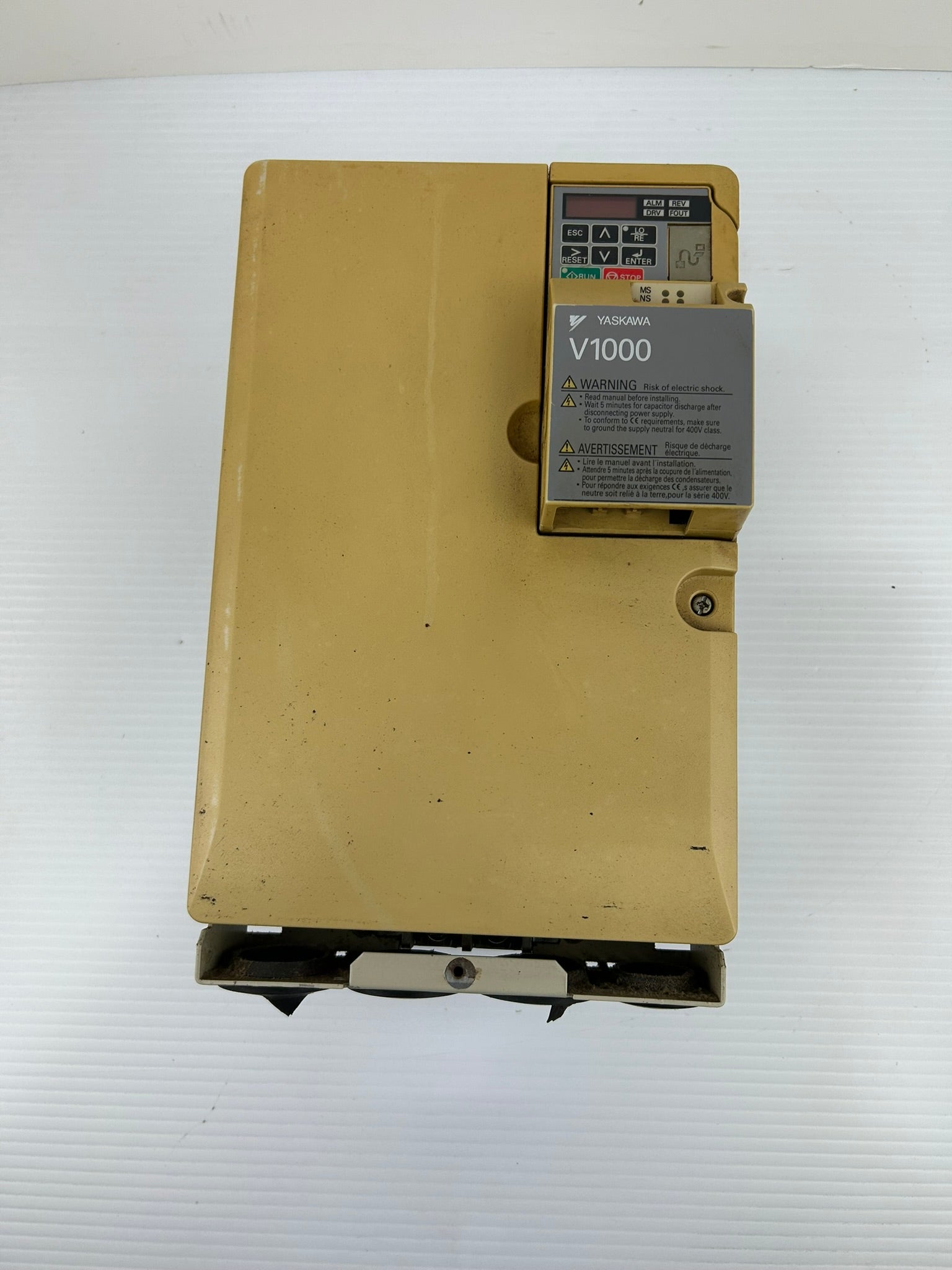 Yaskawa Electric CIMR-VU4A0031FAA 3PH AC Drive Rev A Type 1 Enclosure V1000
