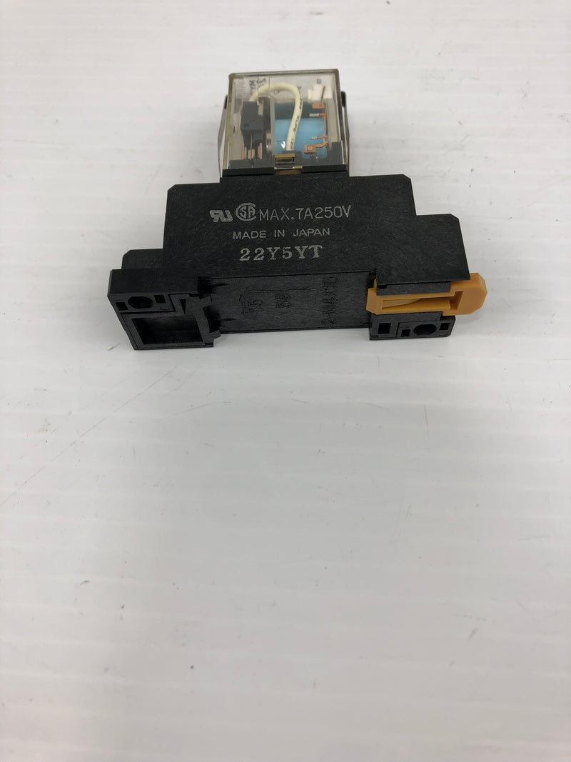 OMRON MY2N-D2 Relay with Base 22Y5YT