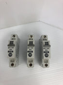 Allen-Bradley 1492-CB1 H100 Circuit Breaker Ser. B 10A 1P - Lot of 3