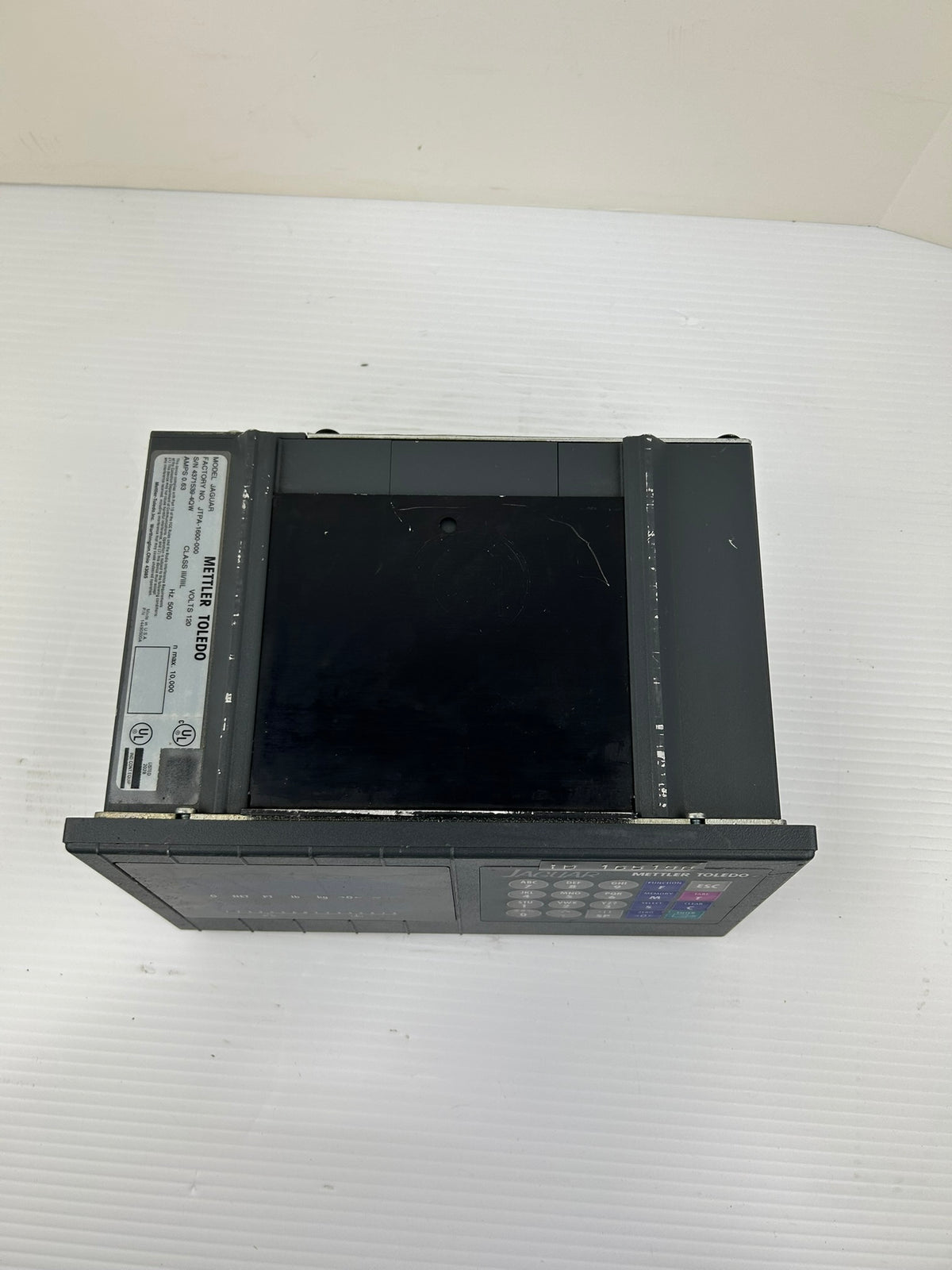 Mettler Toledo JAGUAR Scale Controller Interface Panel JTPA-1600-000 120V