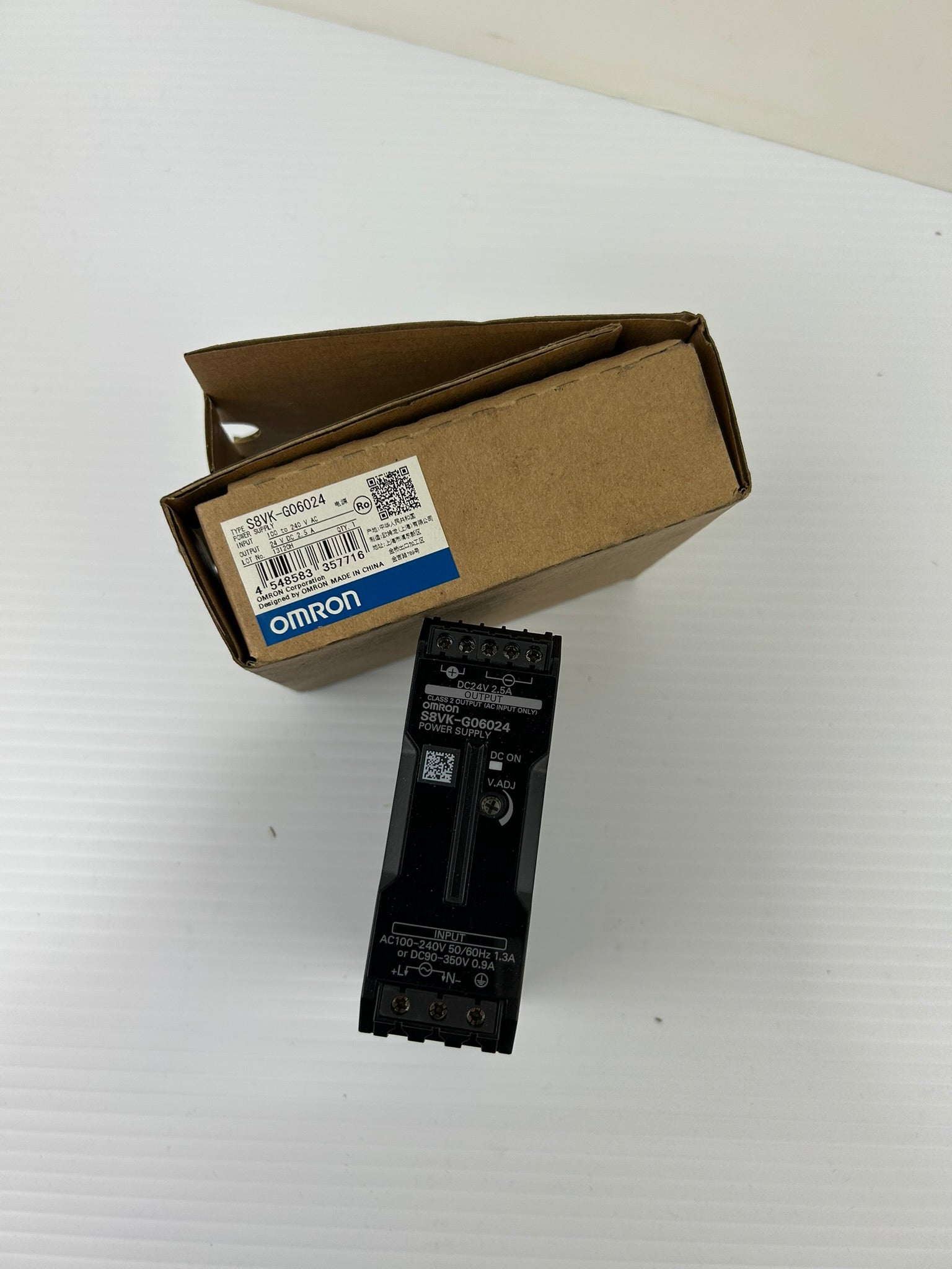 Omron S8VK-G06024 DIN Rail Power Supply 24VDC 2.5A 60W 100-240VAC