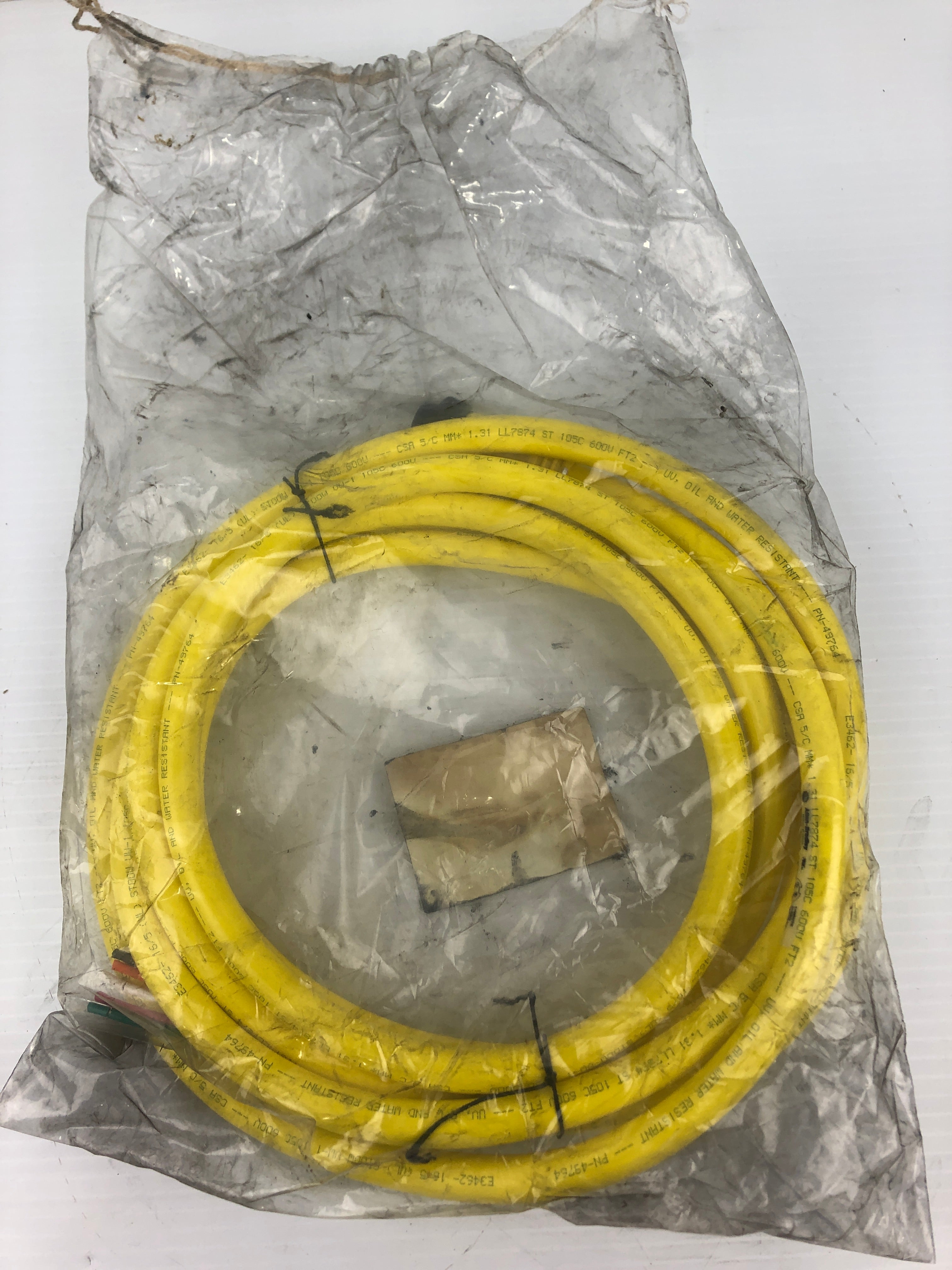 Allen Bradley 889N-U5AFC-12F 5 Pin Mini Straight 12ft. QD Cordset Ser.B