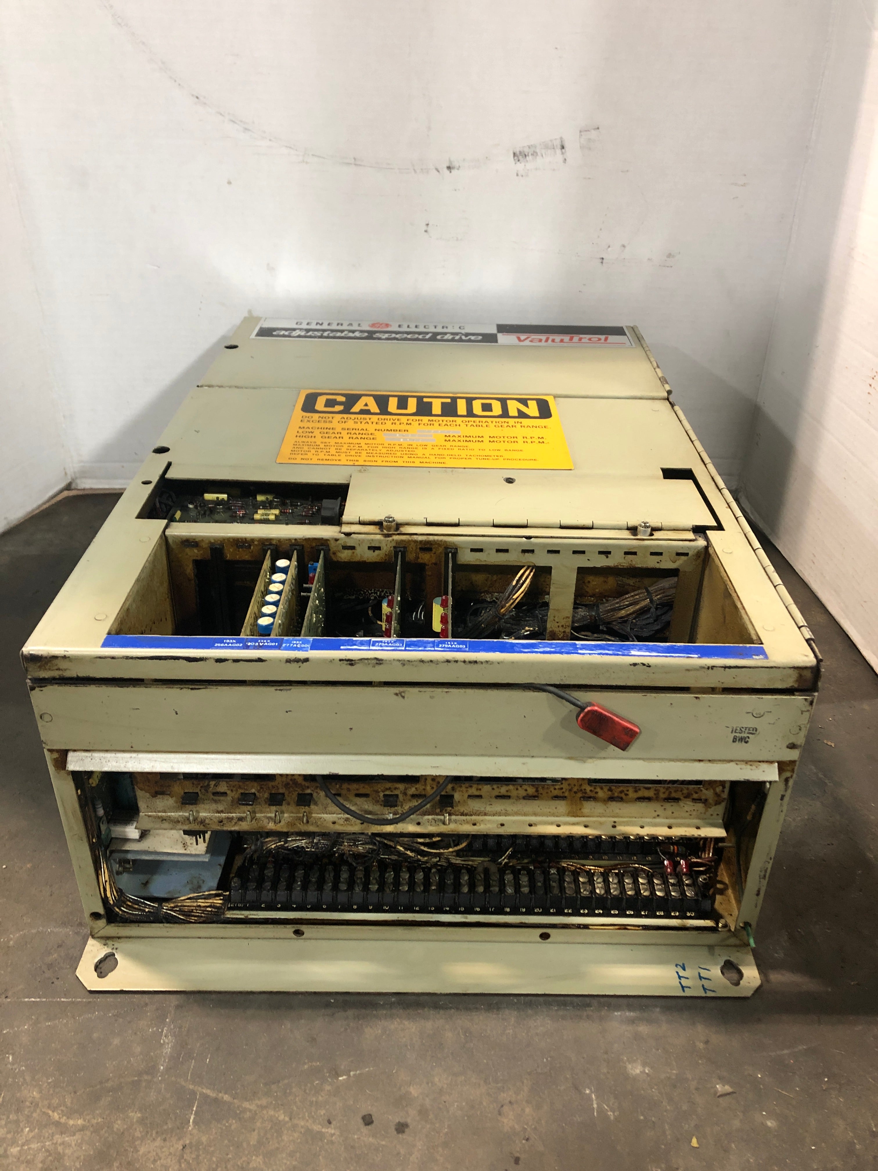 General Electric 353X961YBG01 D-C Adjustable Speed Drive 230/460V 270/135A 75HP