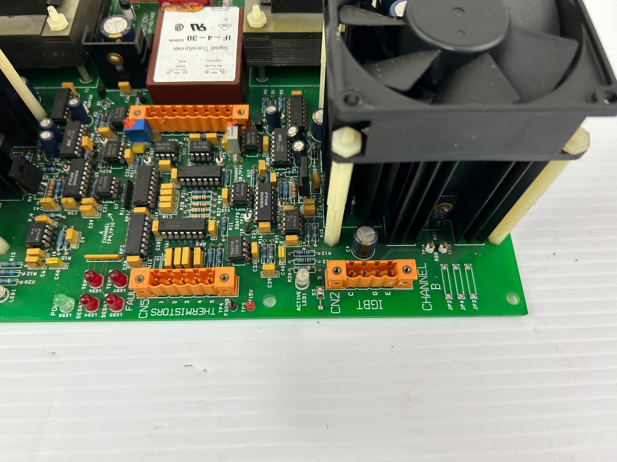 Ajax Tocco SC#71940A Dual Channel Power Supply Control Board ASSY#G-02-0191-MK