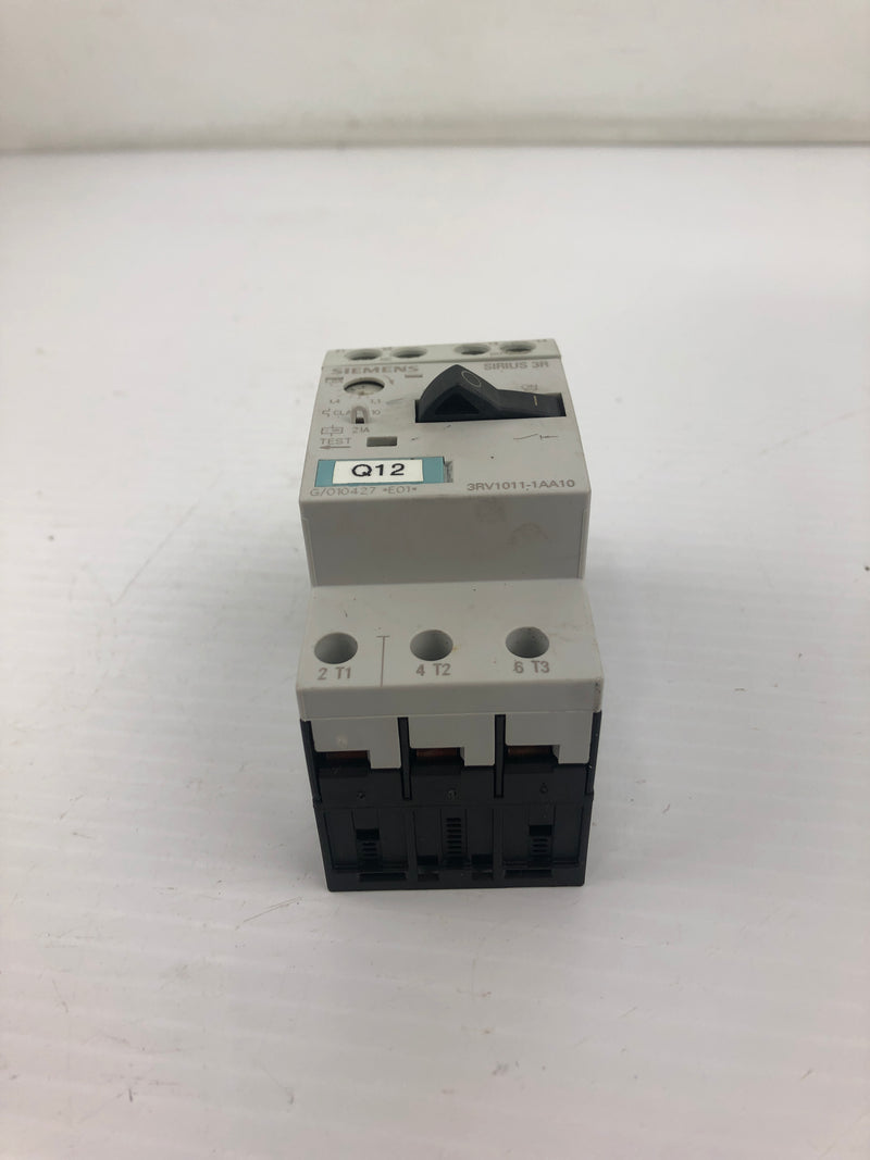 Siemens 3RV1011-1AA10 Circuit Breaker Sirius 3R