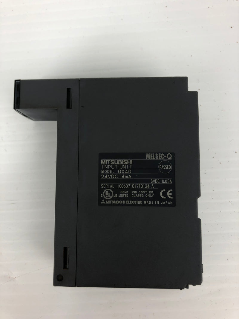 Mitsubishi QX40 Melsec-Q PLC Input Module 24 VDC 4mA