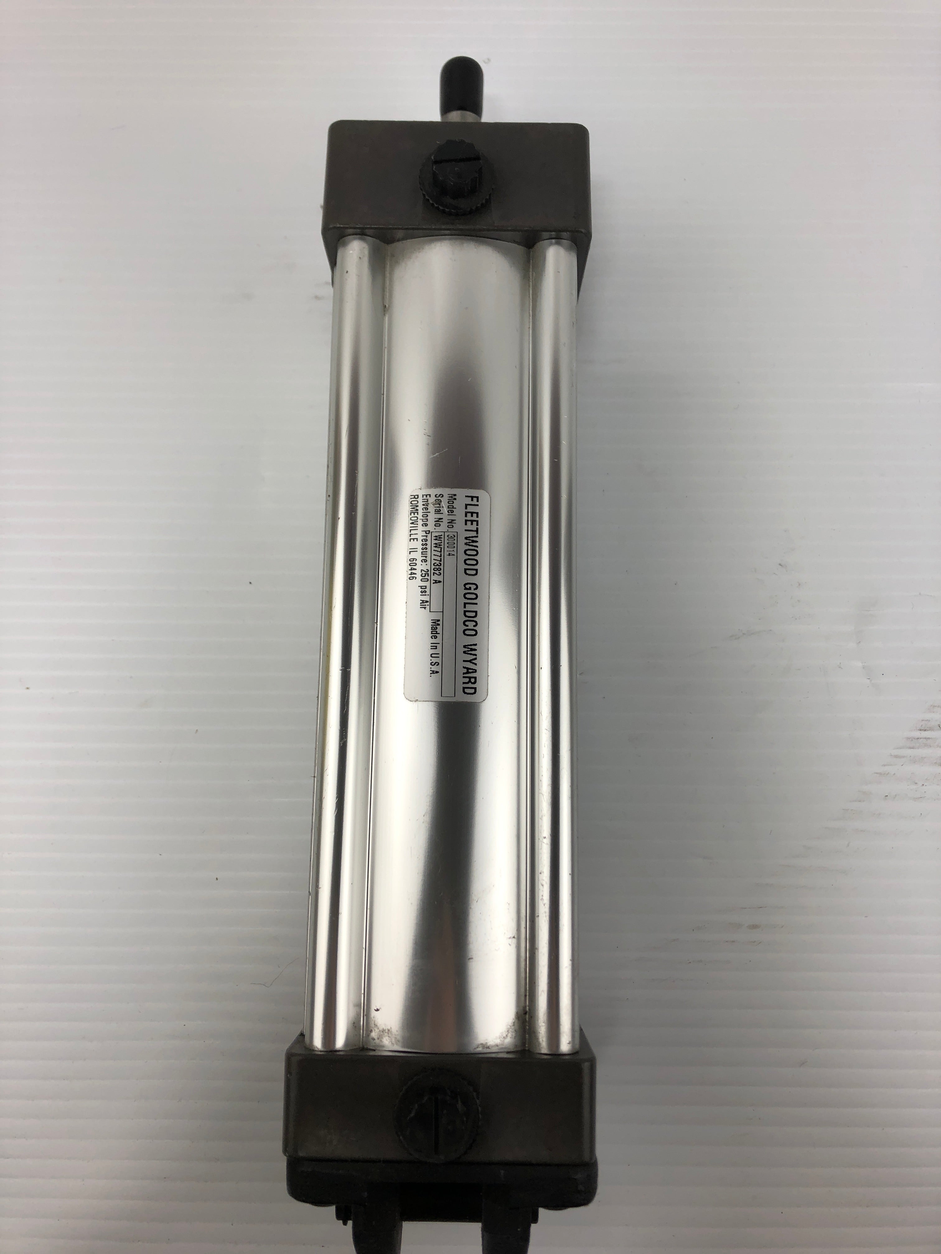 Fleetwood Goldco Wyard 300014 Pneumatic Air Cylinder 250 PSI