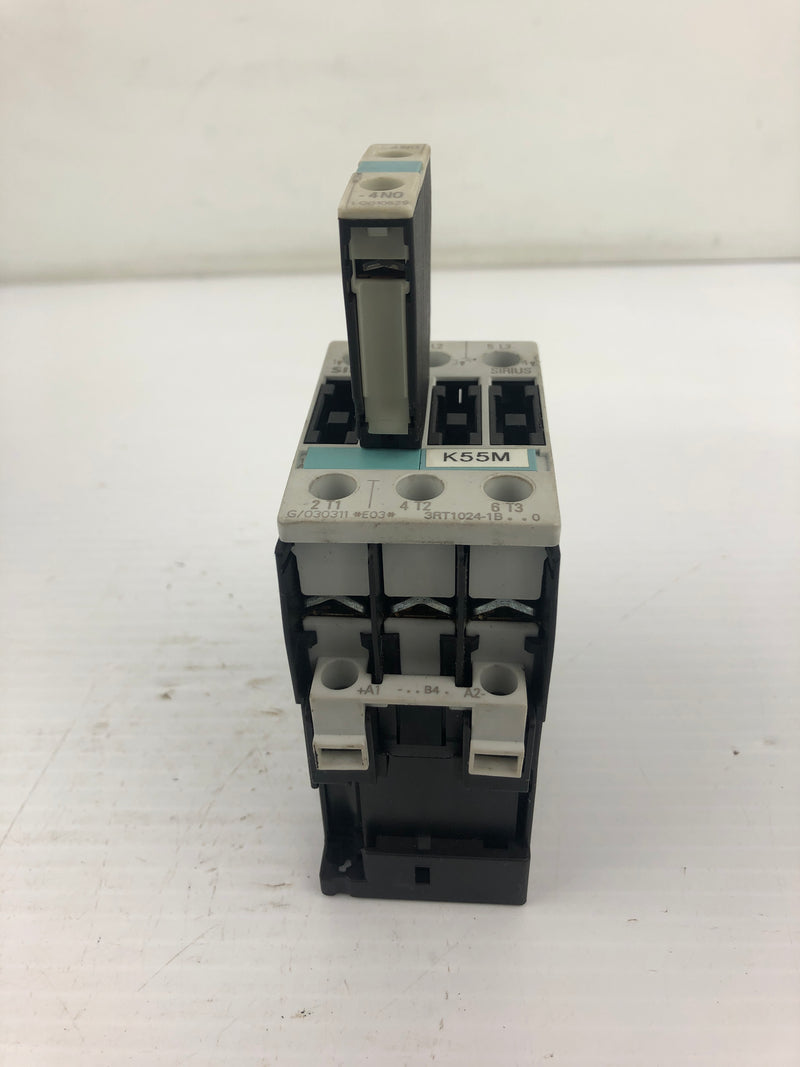 Siemens 3RT1024-1B Contactor with Surge Suppressor LO010529