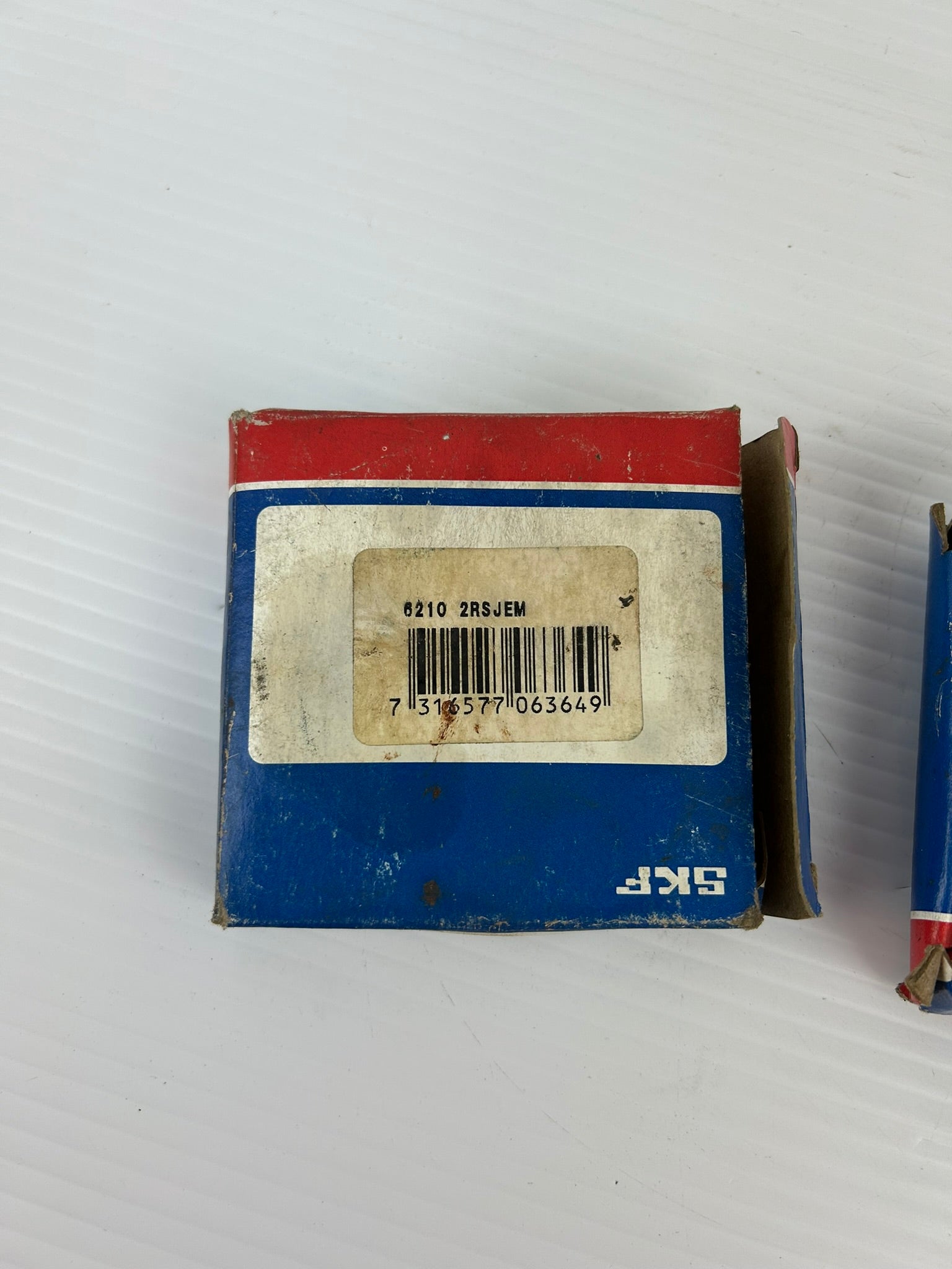 SKF 6210 2RSJEM Ball Bearing 62102RSJEM 6210-2RSJEM 6210/2RSJEM - Lot of 2