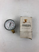 Grainger 4FLT8 Pressure Gauge 2" 0-30 PSI