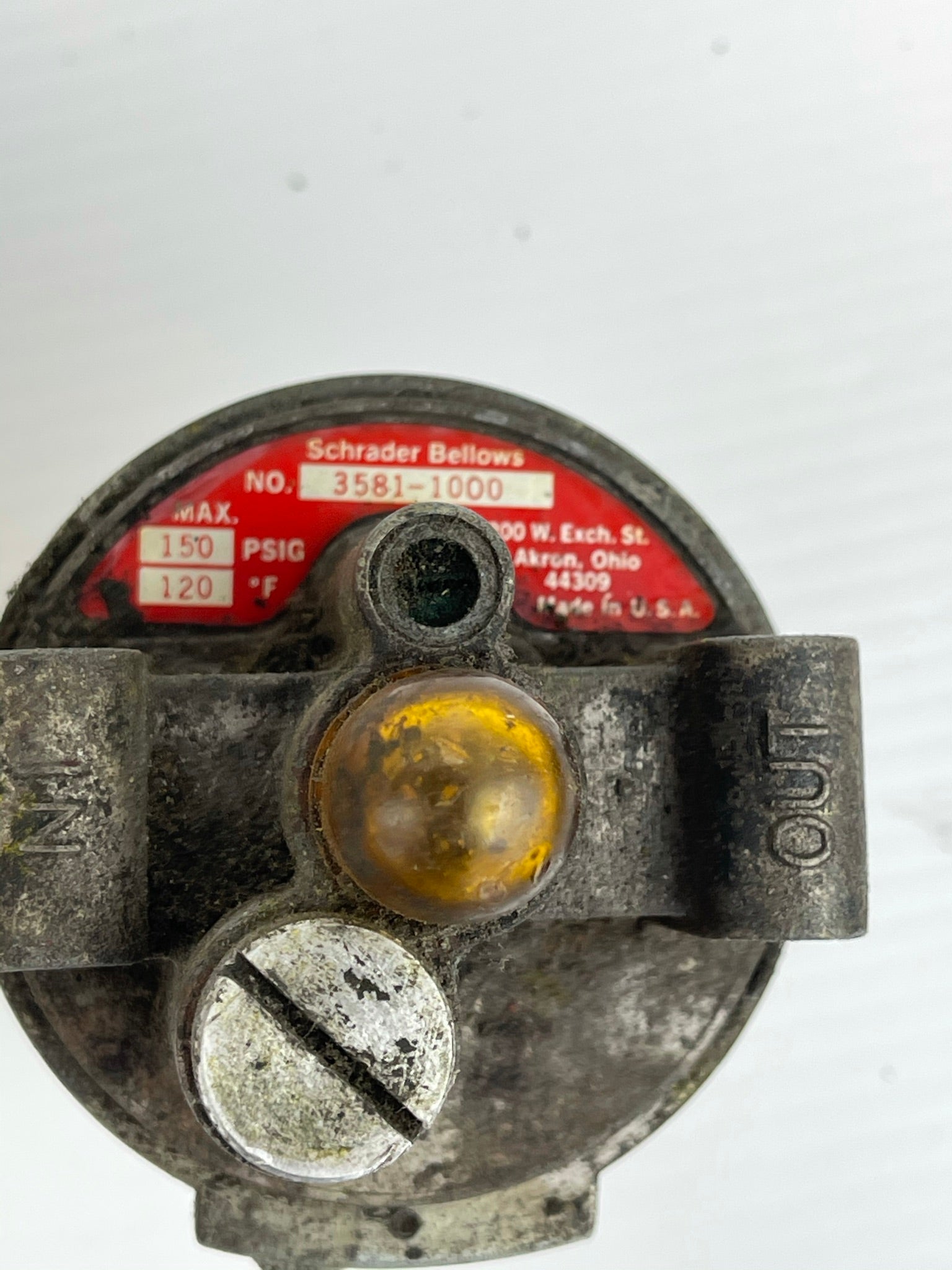 Schrader Bellows 3533-1000 and 3581-1000 Regulator Assembly