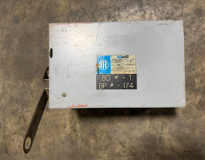 ITE Gould UV363 XL-U Fusible Bus Plug 100A 600V 3PH 3W Used