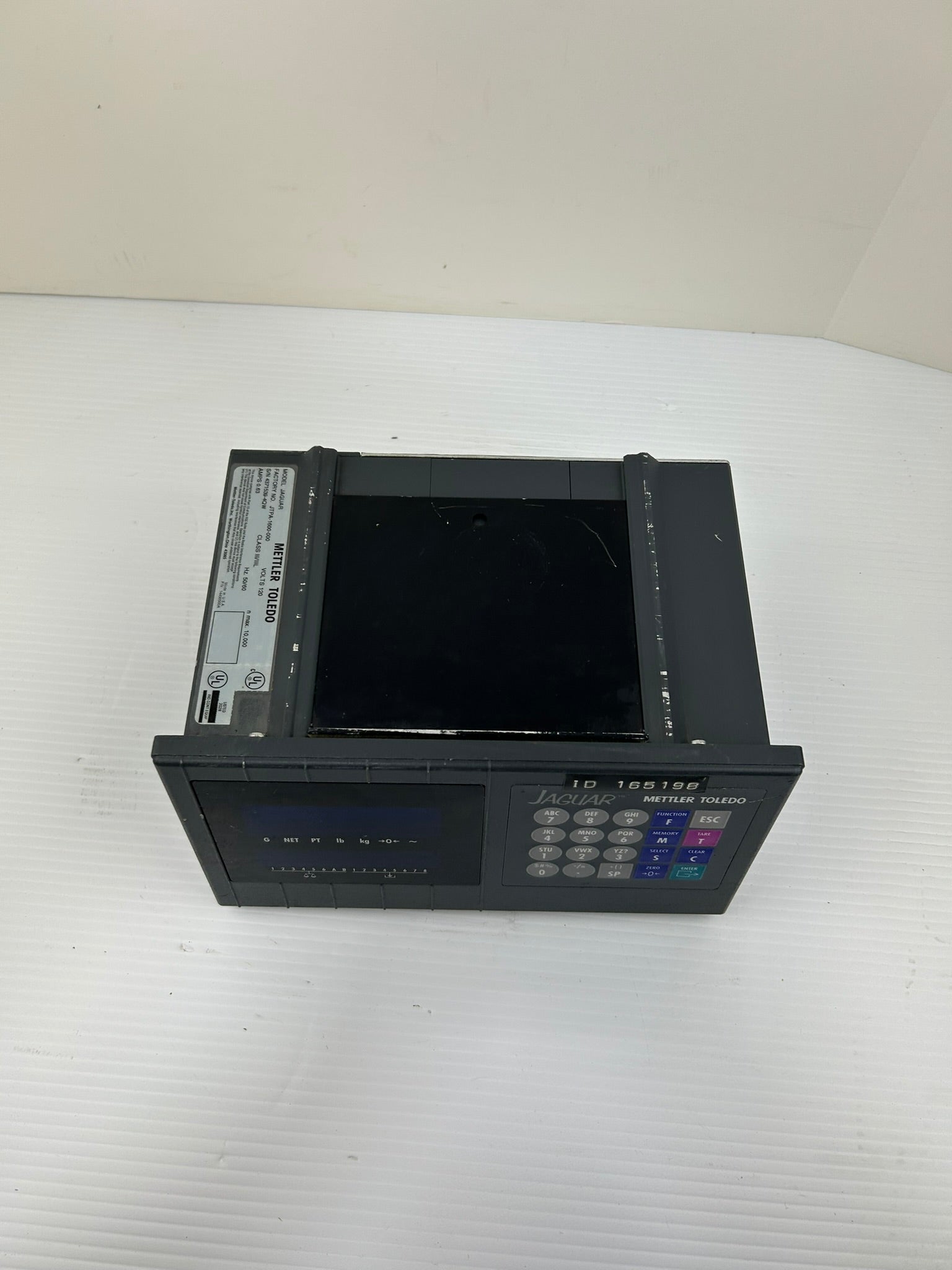 Mettler Toledo JAGUAR Scale Controller Interface Panel JTPA-1600-000 120V