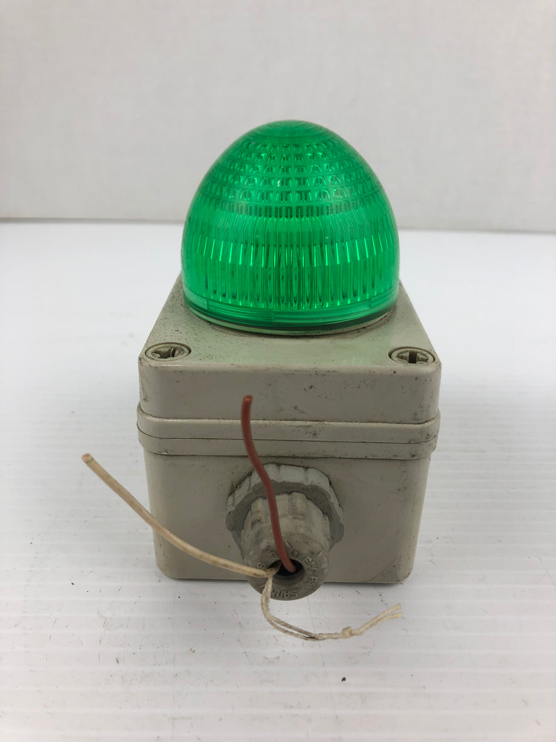 Idec HW1P-5Q4 Control Box with Green Indicator Light 24V 0.5W – Metal ...