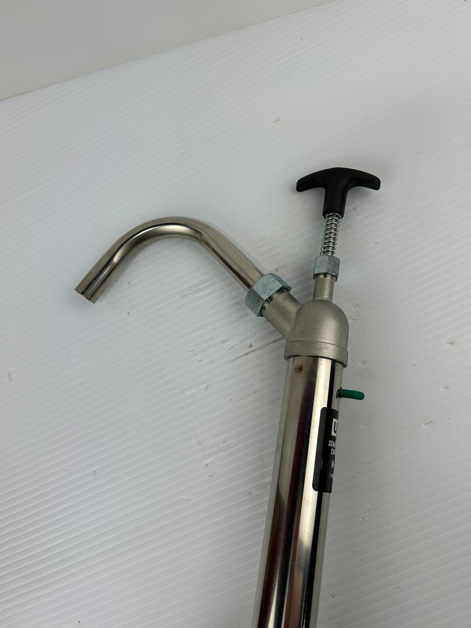 Uline H3864 Stainless Steel Hand Drum Pump