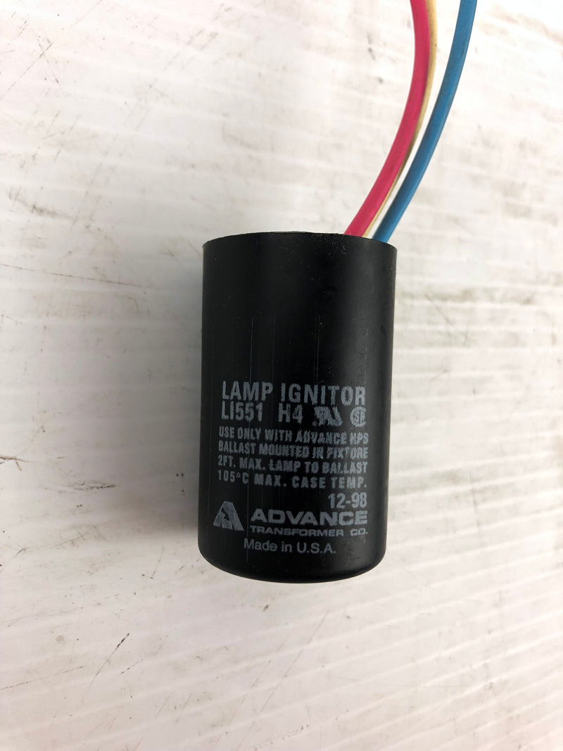 Advance Transformer Co. Lamp Ignitor LI551H4 78 1087/51540