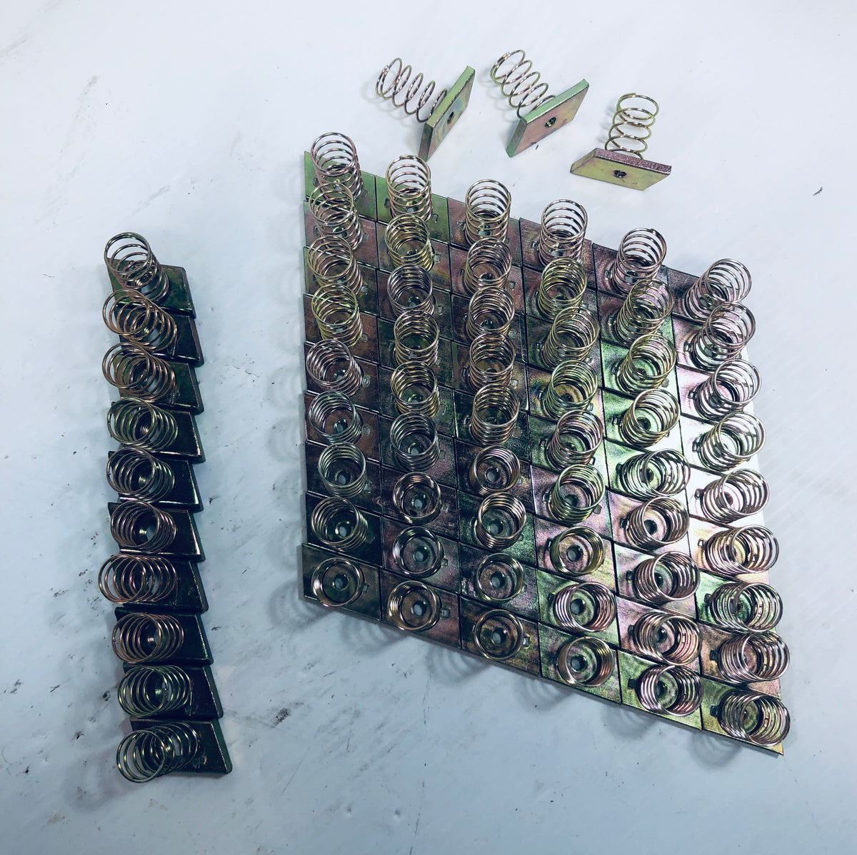 Kindorf Galv-Krom Steel Nuts Category B 911 1/4 - Lot of 73