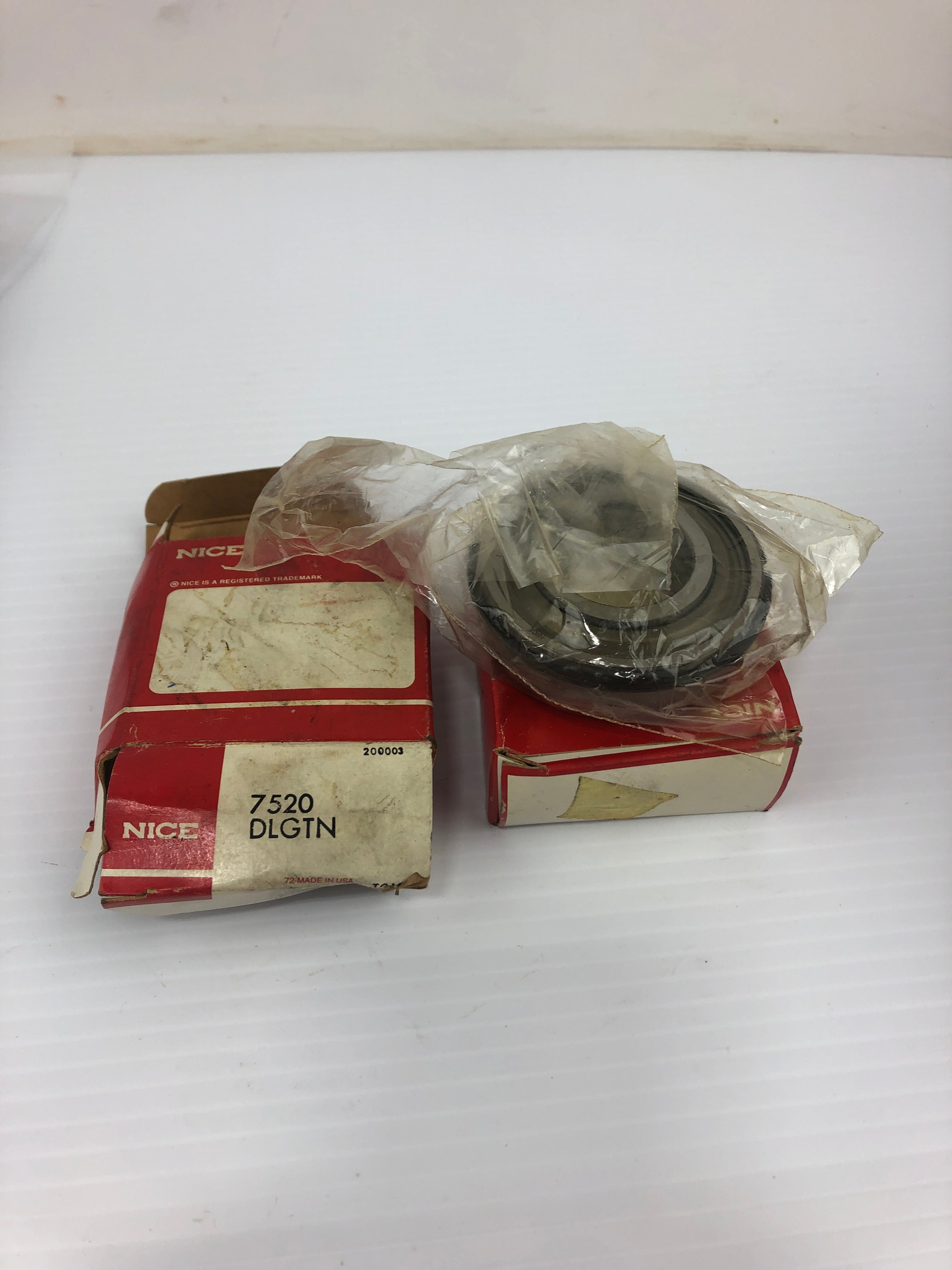 Nice 7520 DLGTN Ball Bearing - Lot of 2