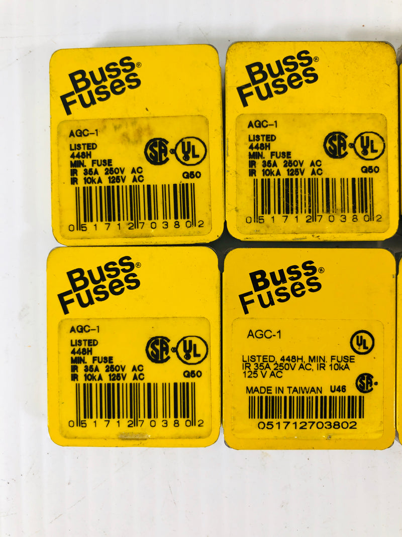 Buss Fuses AGC-1 (Lot of 30)