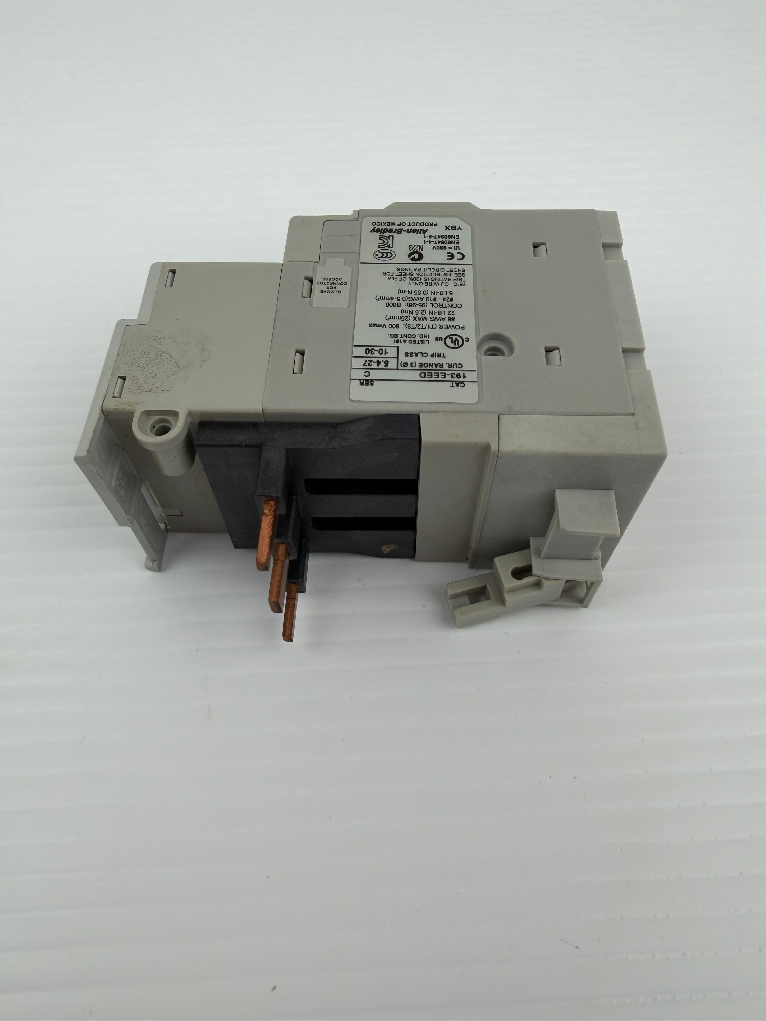 Allen Bradley 193-EEED Overload Relay Series C 5.4-27 Amps