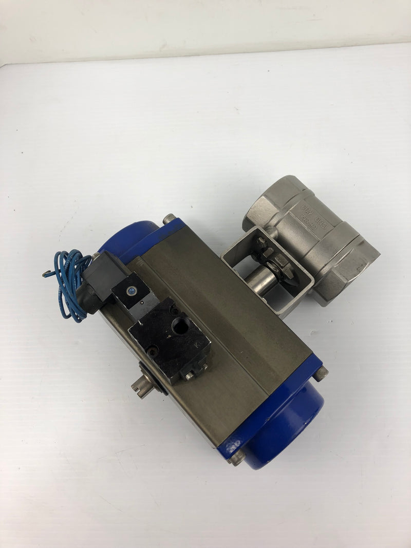 Durair AT25 Solenoid Pneumatic Driven Ball Valve