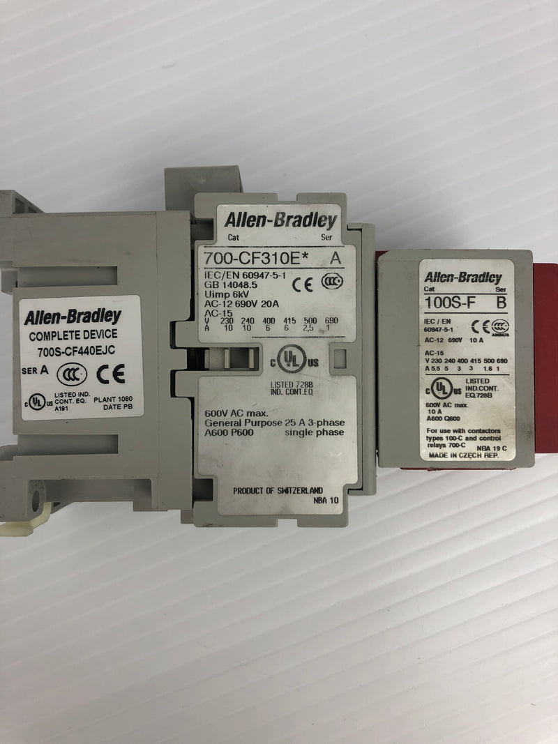 Allen-Bradley 700S-CF440EJC Safety Relay 700-CF310E* 100S-F