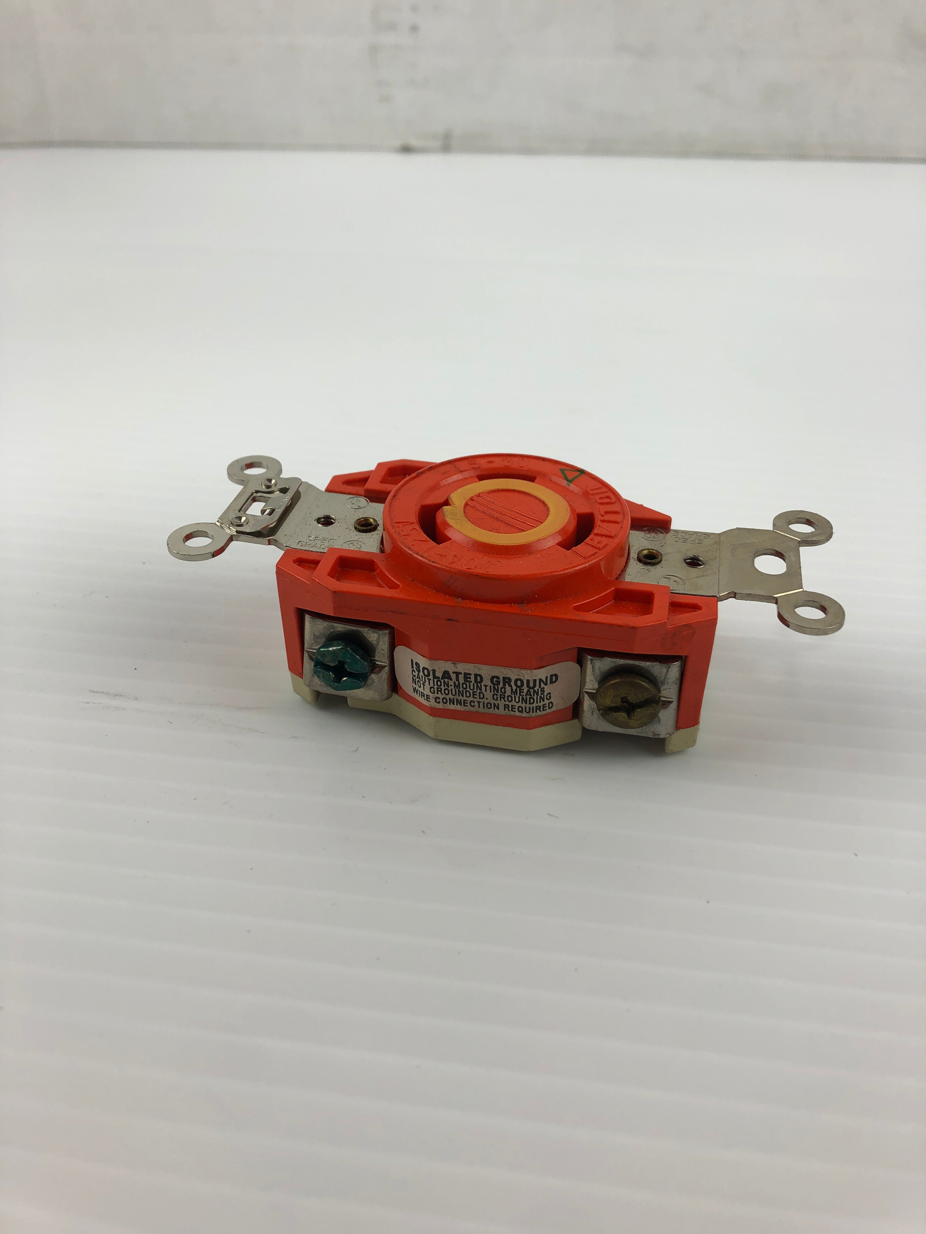 Leviton L5-30 Orange Grounding Outlet Receptacle 30A-125V